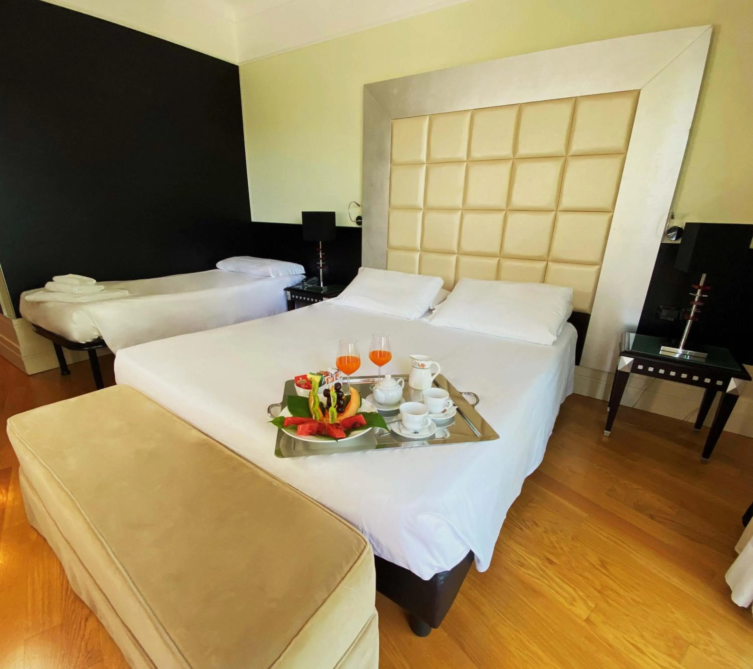 Bed in Park Hotel Junior