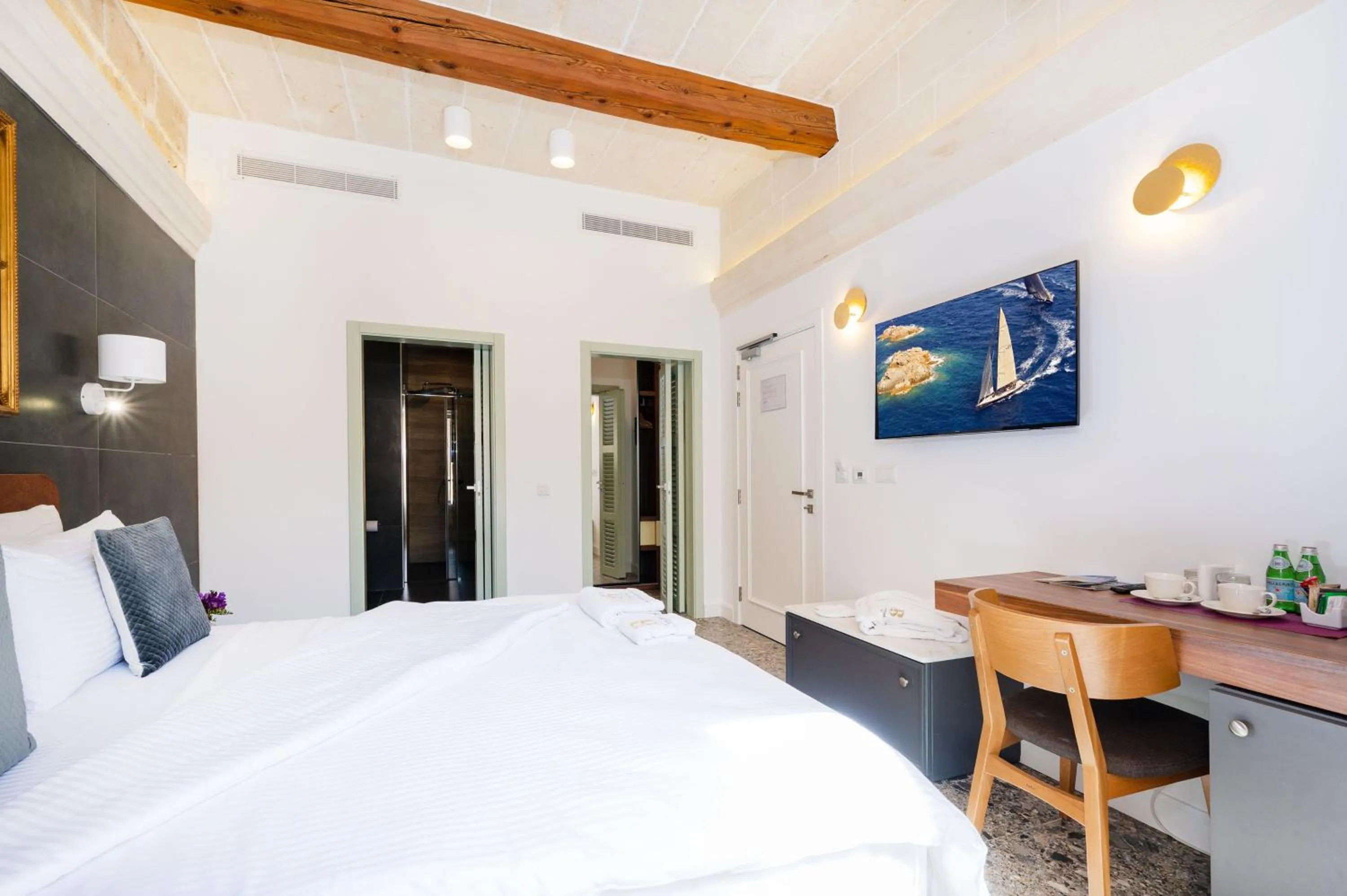 Bed in Battistini Boutique Living and Spa, Victoria, Gozo