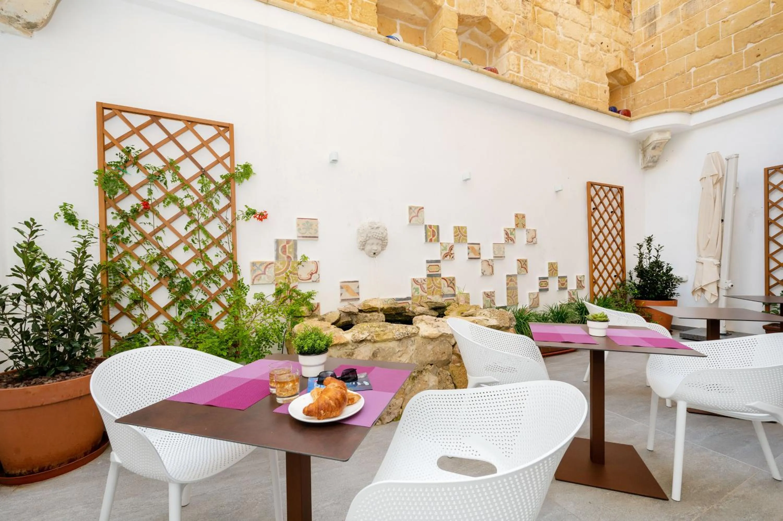 Garden in Battistini Boutique Living and Spa, Victoria, Gozo