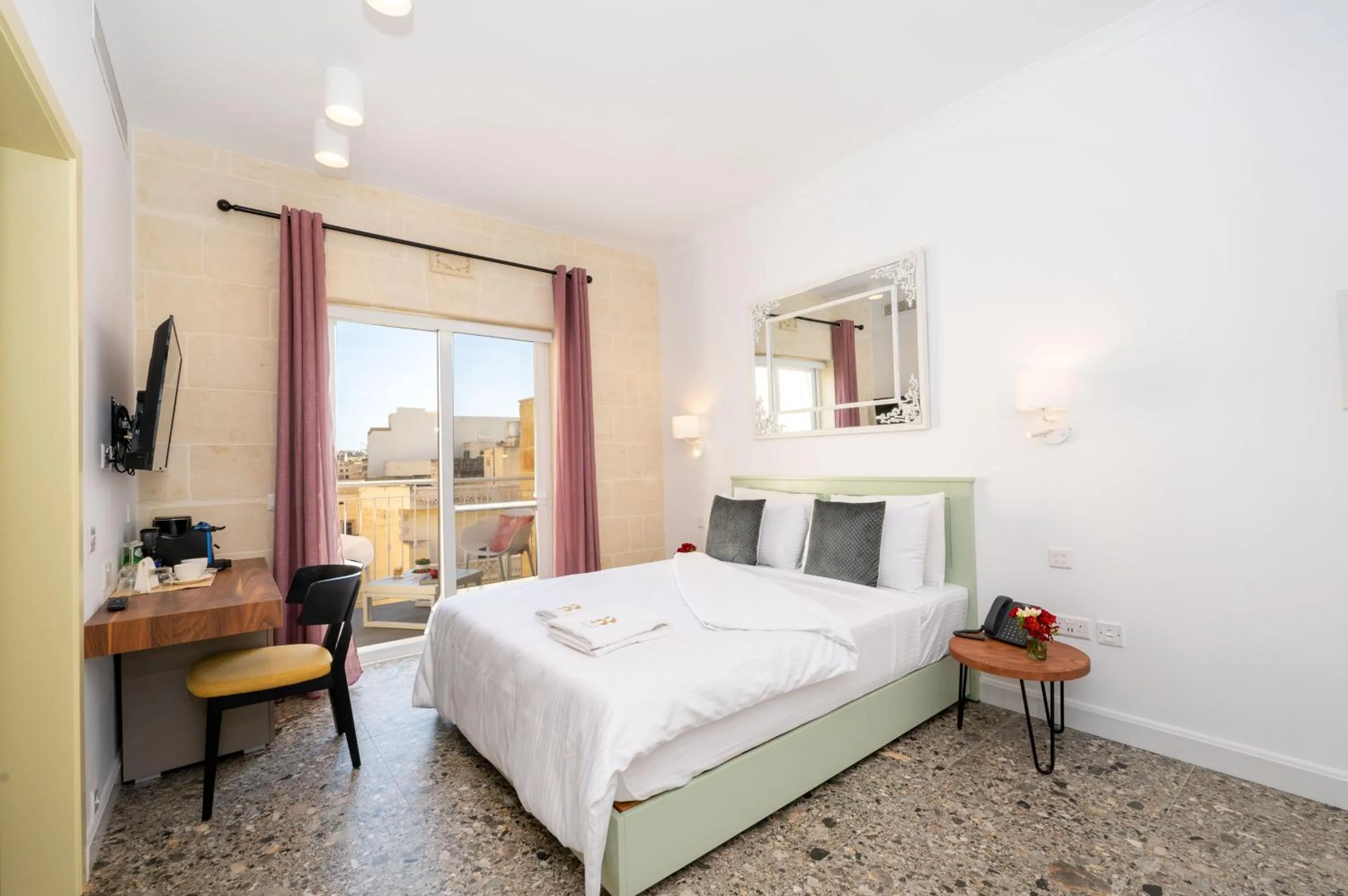 Bed in Battistini Boutique Living and Spa, Victoria, Gozo