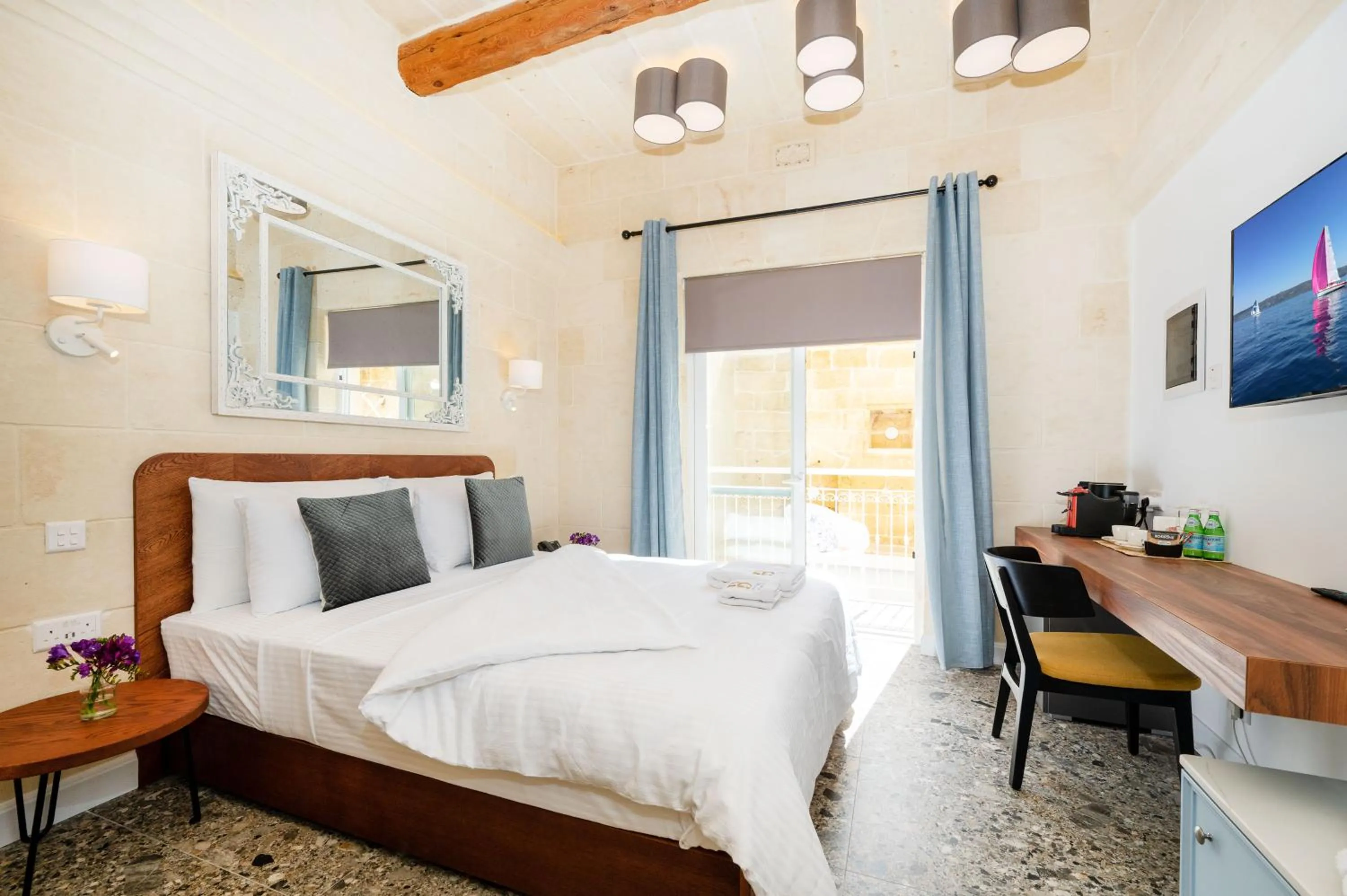 Bed in Battistini Boutique Living and Spa, Victoria, Gozo