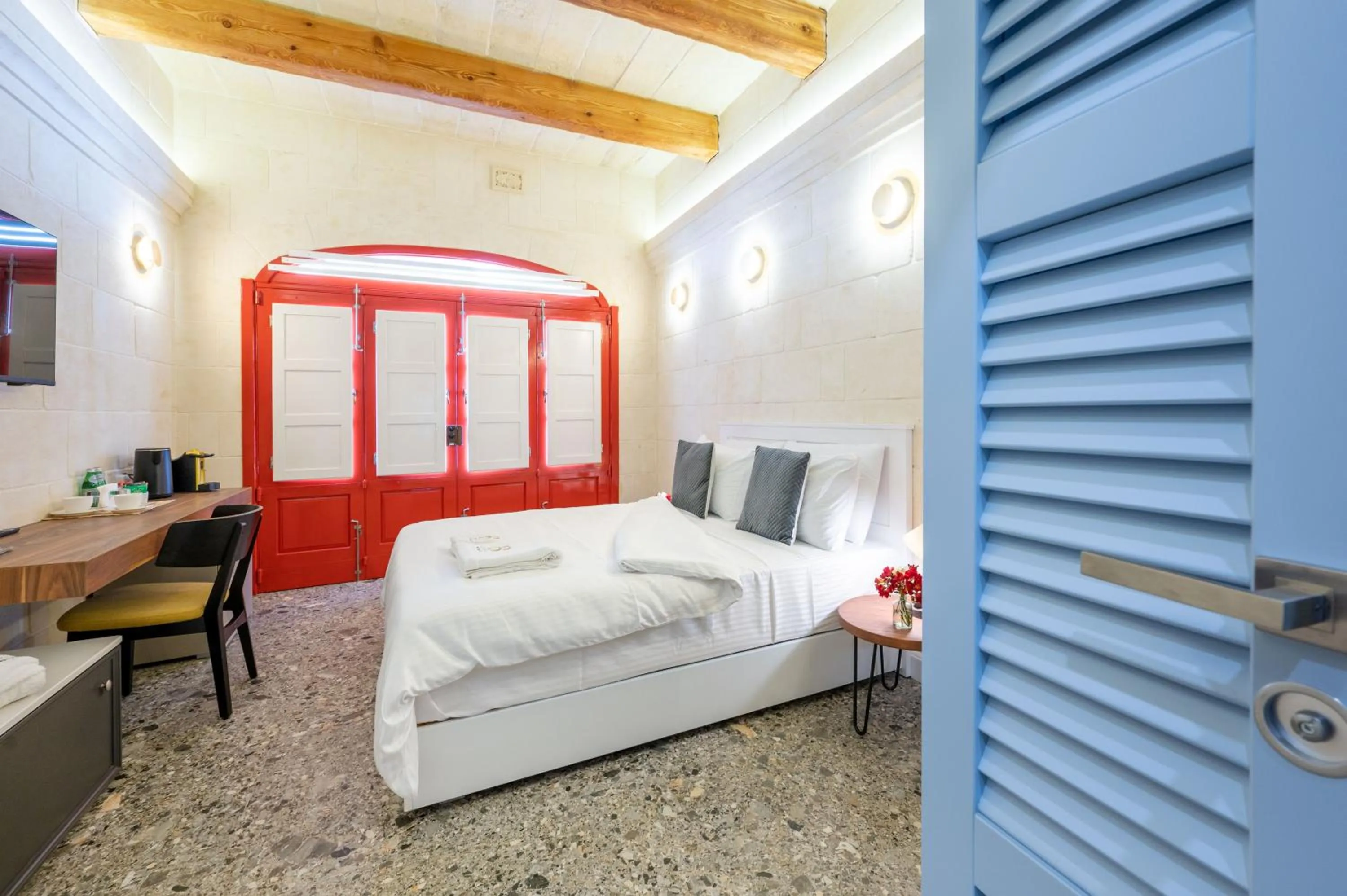 Bedroom, Bed in Battistini Boutique Living and Spa, Victoria, Gozo