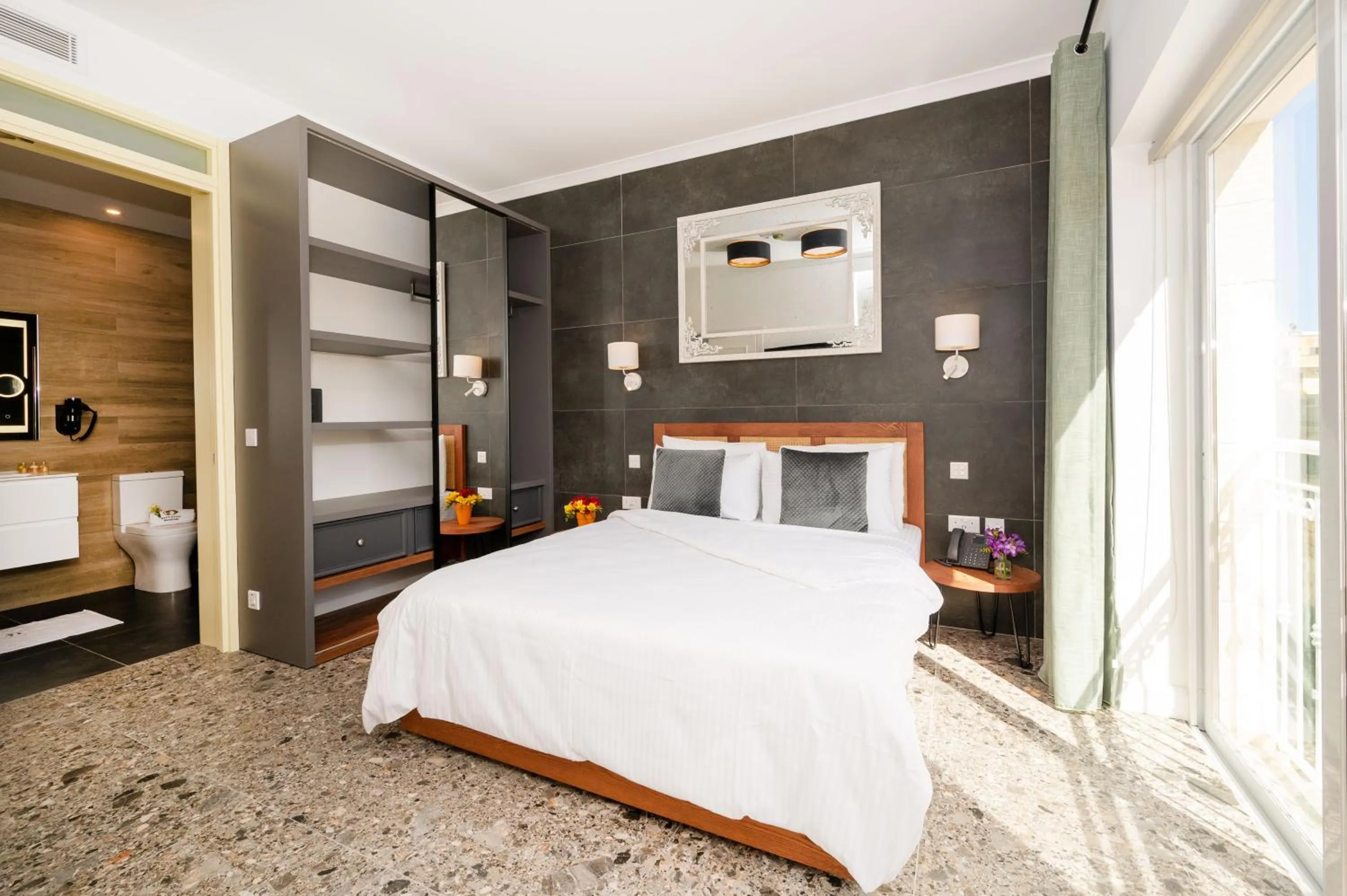 Bed in Battistini Boutique Living and Spa, Victoria, Gozo