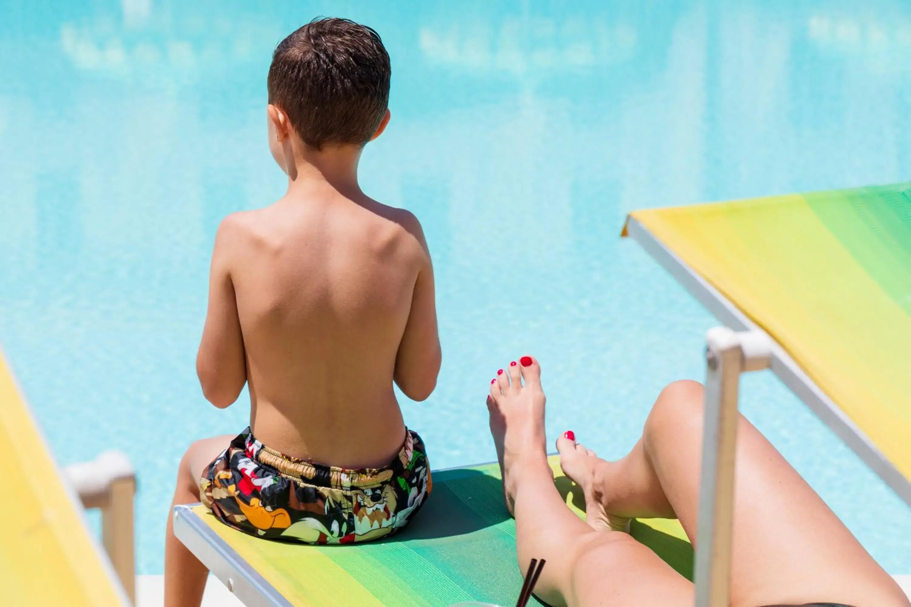 Swimming pool in Villa Zina Family Resort Swimming pool in Villa Zina Family Resort