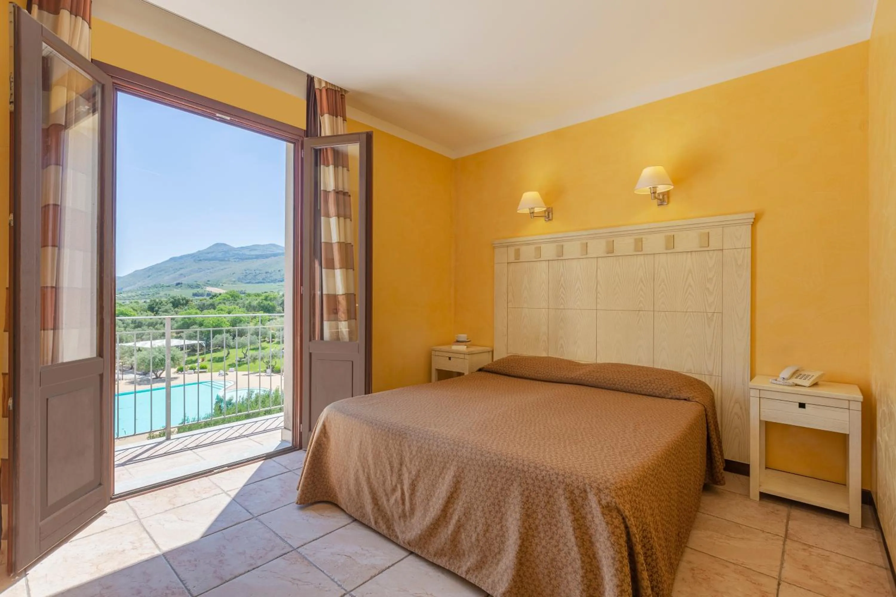 Natural landscape, Bed in Villa Zina Family Resort