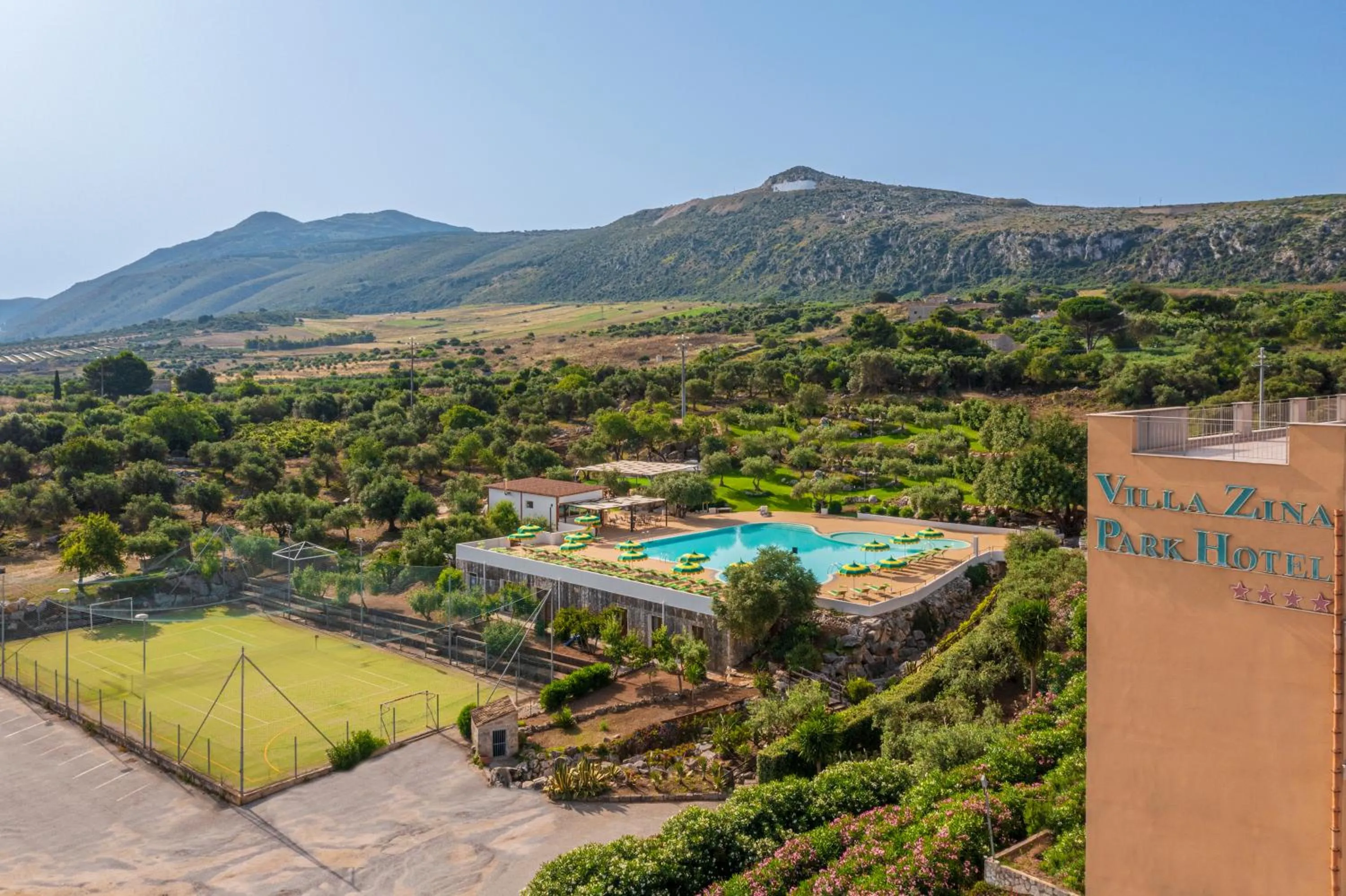 Natural landscape in Villa Zina Family Resort