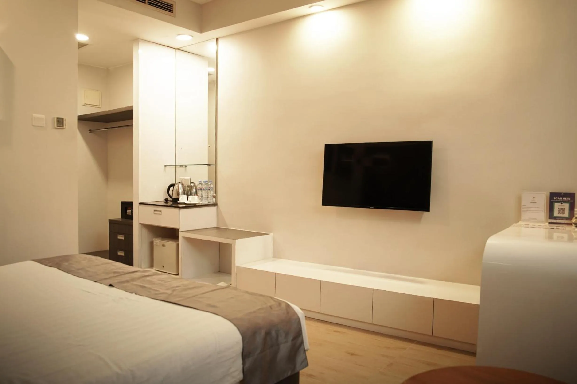 Bed in Dreamtel Jakarta