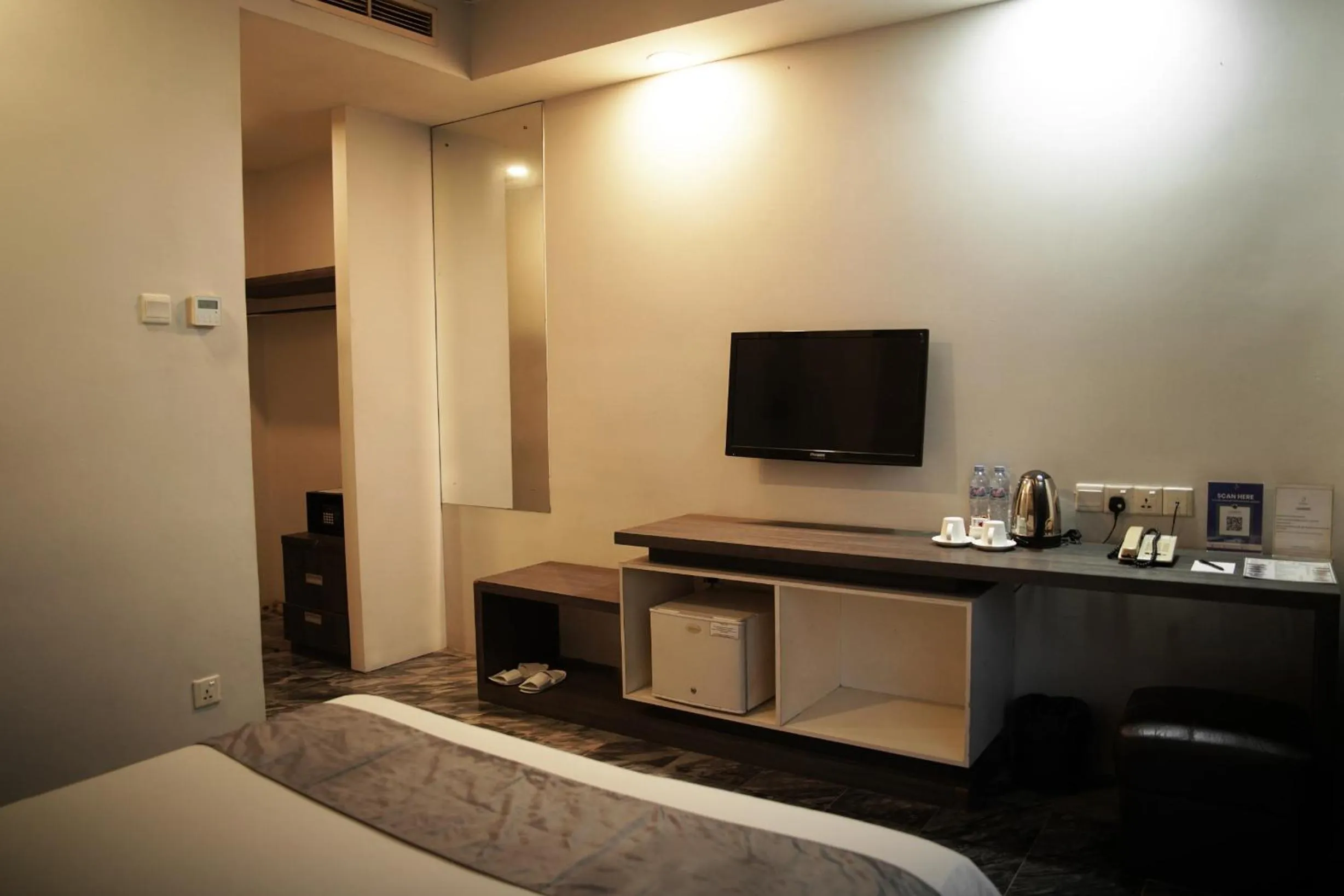 Bed in Dreamtel Jakarta