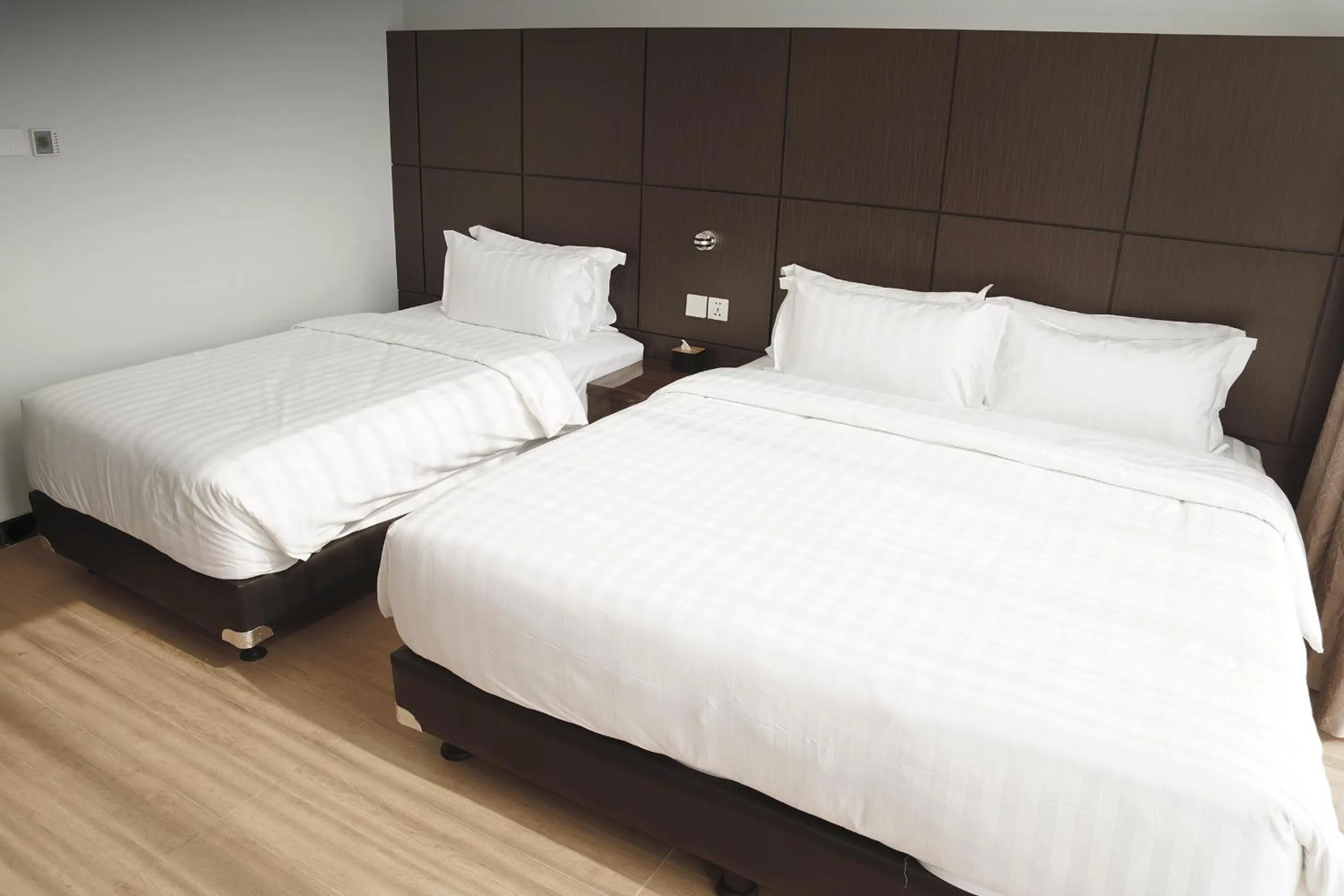 Bed in Dreamtel Jakarta