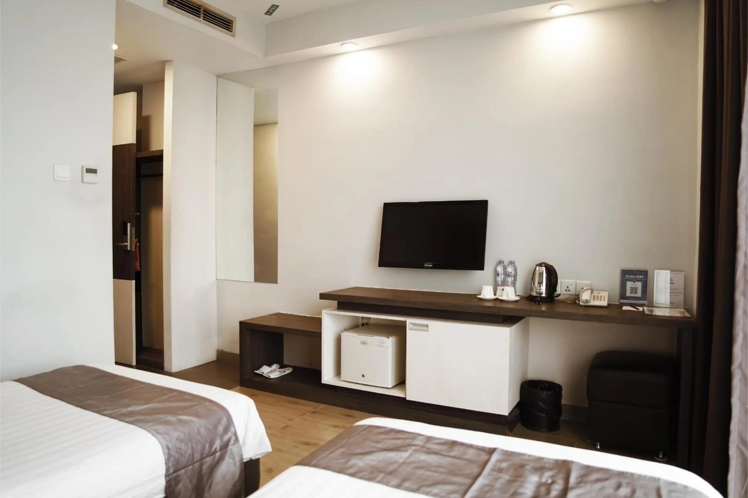 Bed in Dreamtel Jakarta