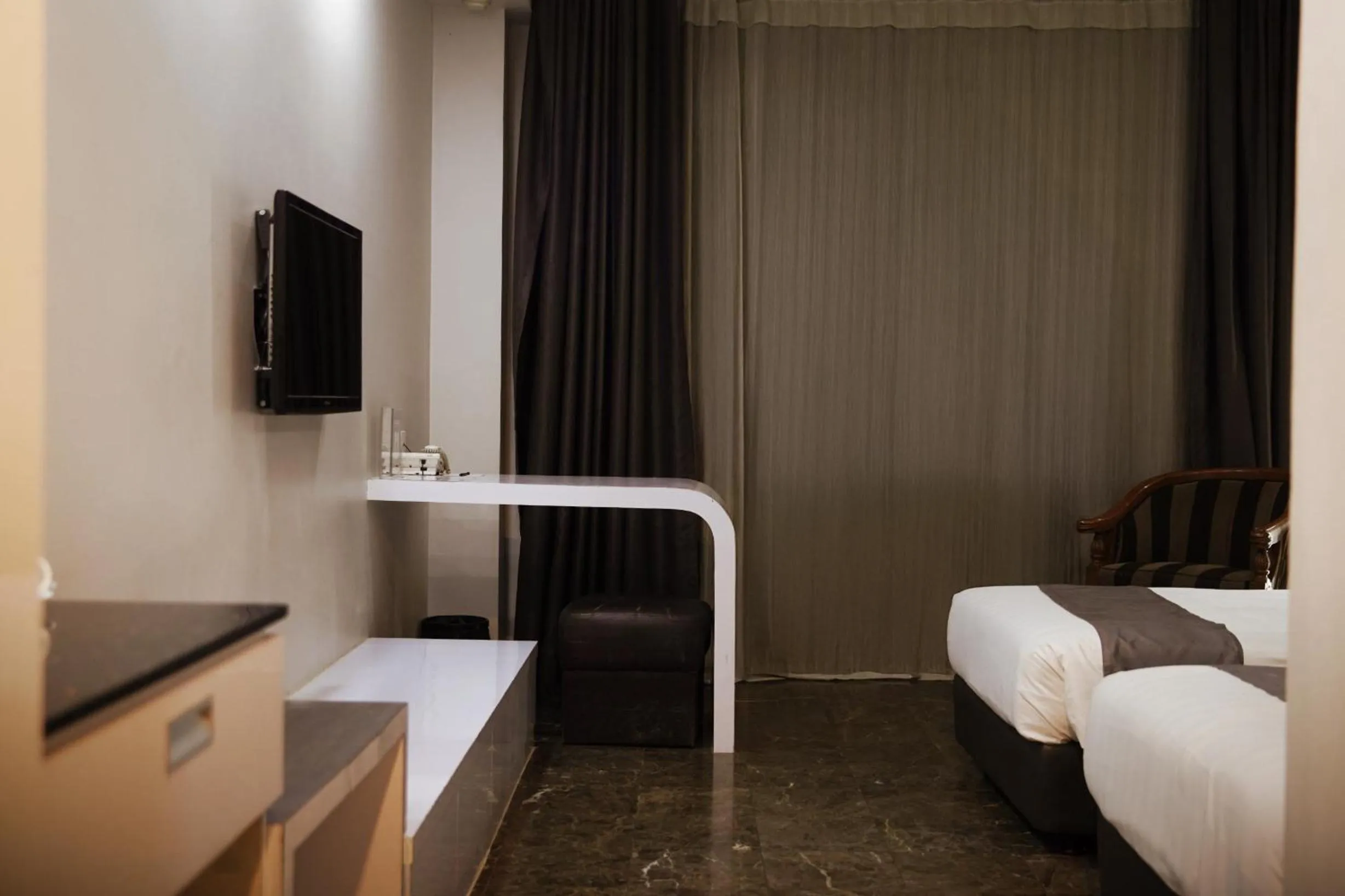 Bed in Dreamtel Jakarta