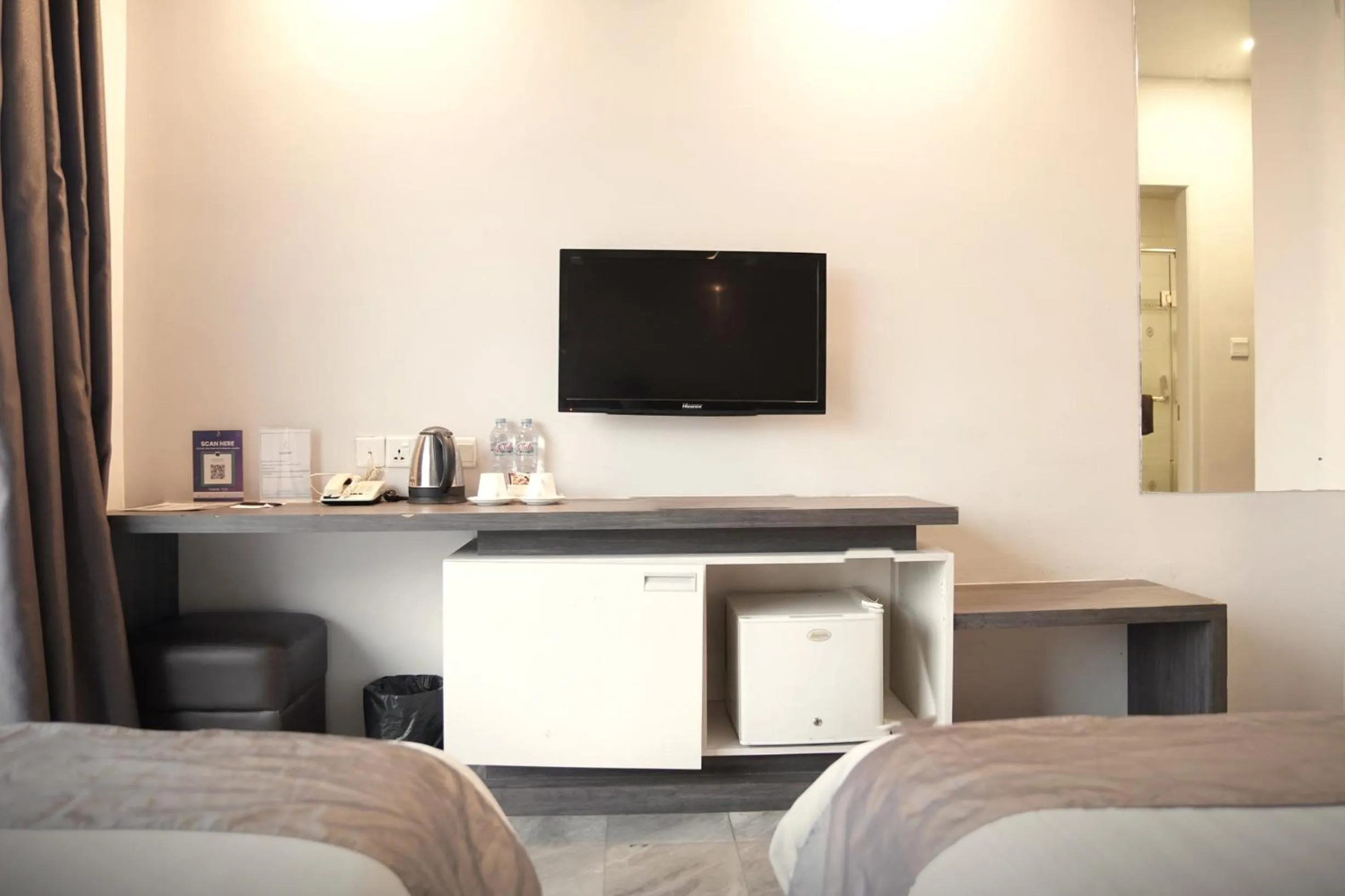 Bed in Dreamtel Jakarta