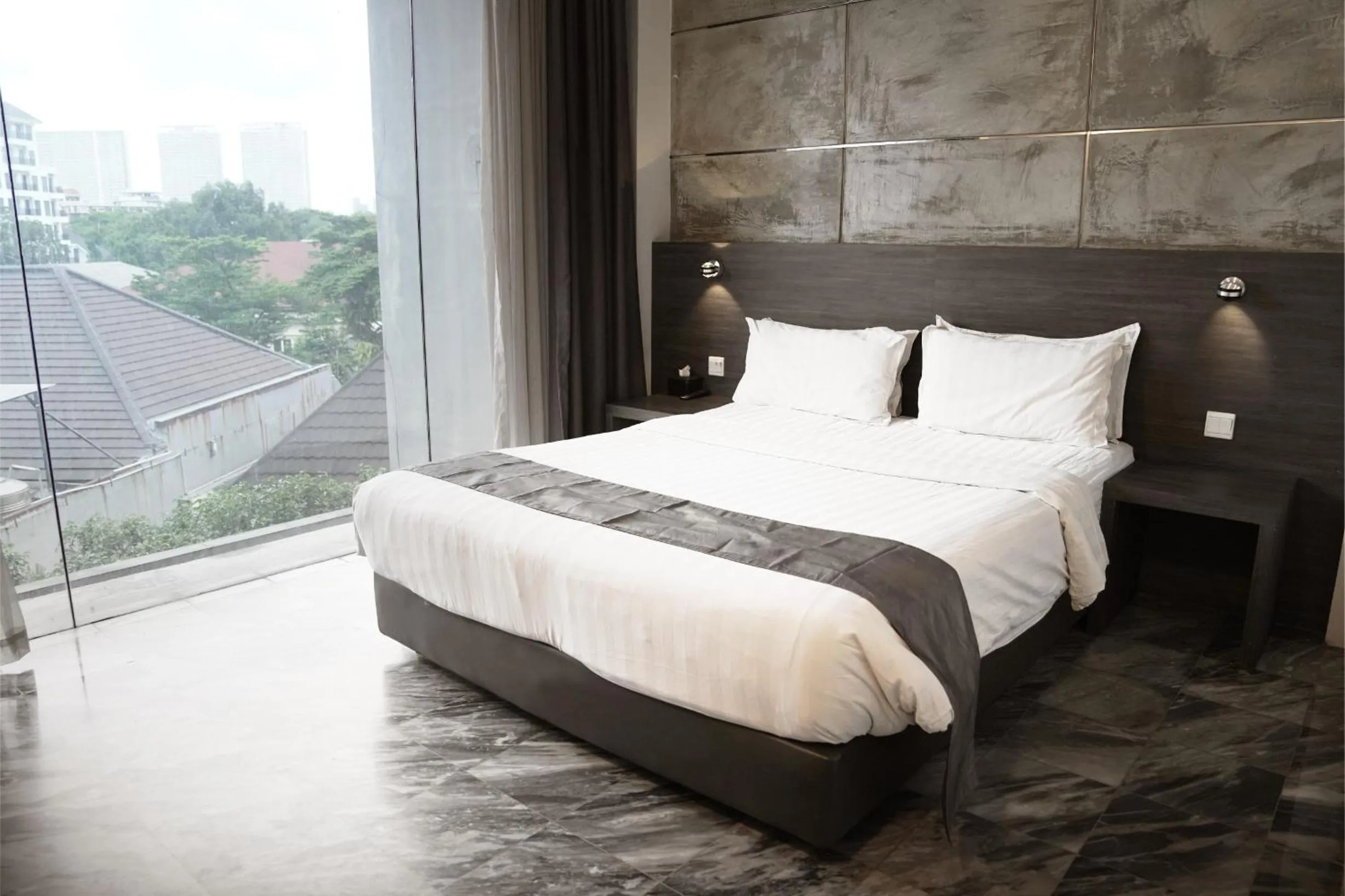 Bedroom, Bed in Dreamtel Jakarta