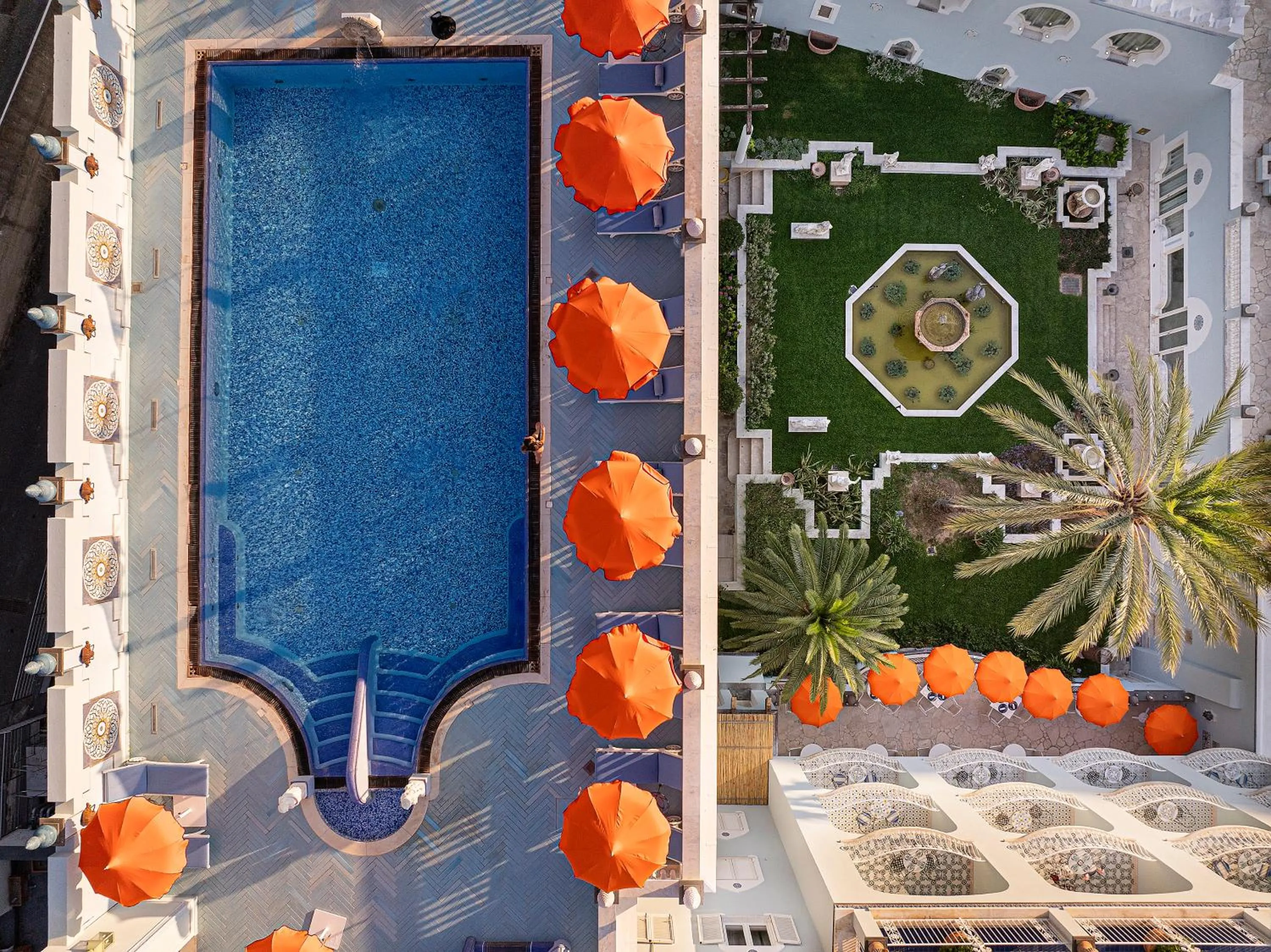 Swimming pool in Palazzo Manzi Terme & Spa