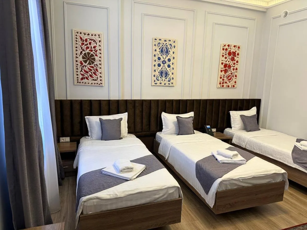 Bed in Rayyan Hotel Samarkand