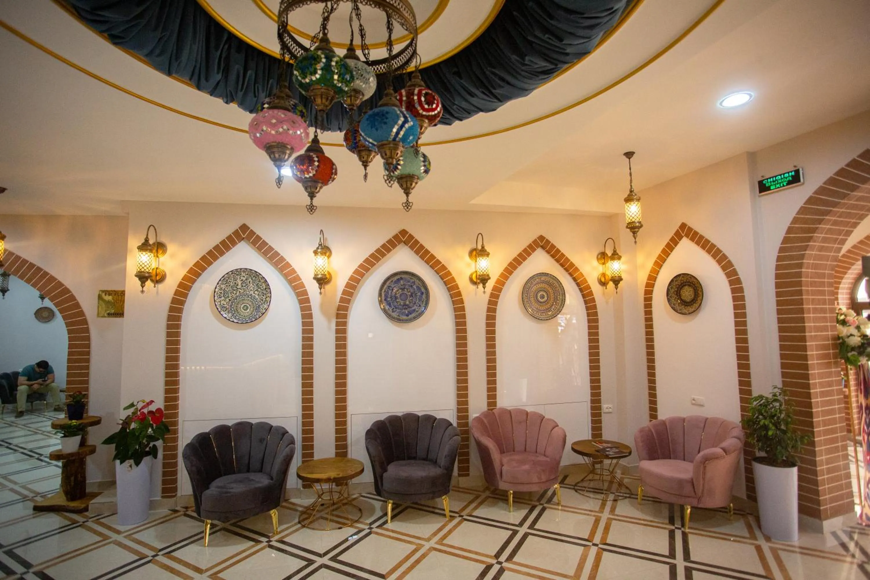 Lobby or reception in Rayyan Hotel Samarkand