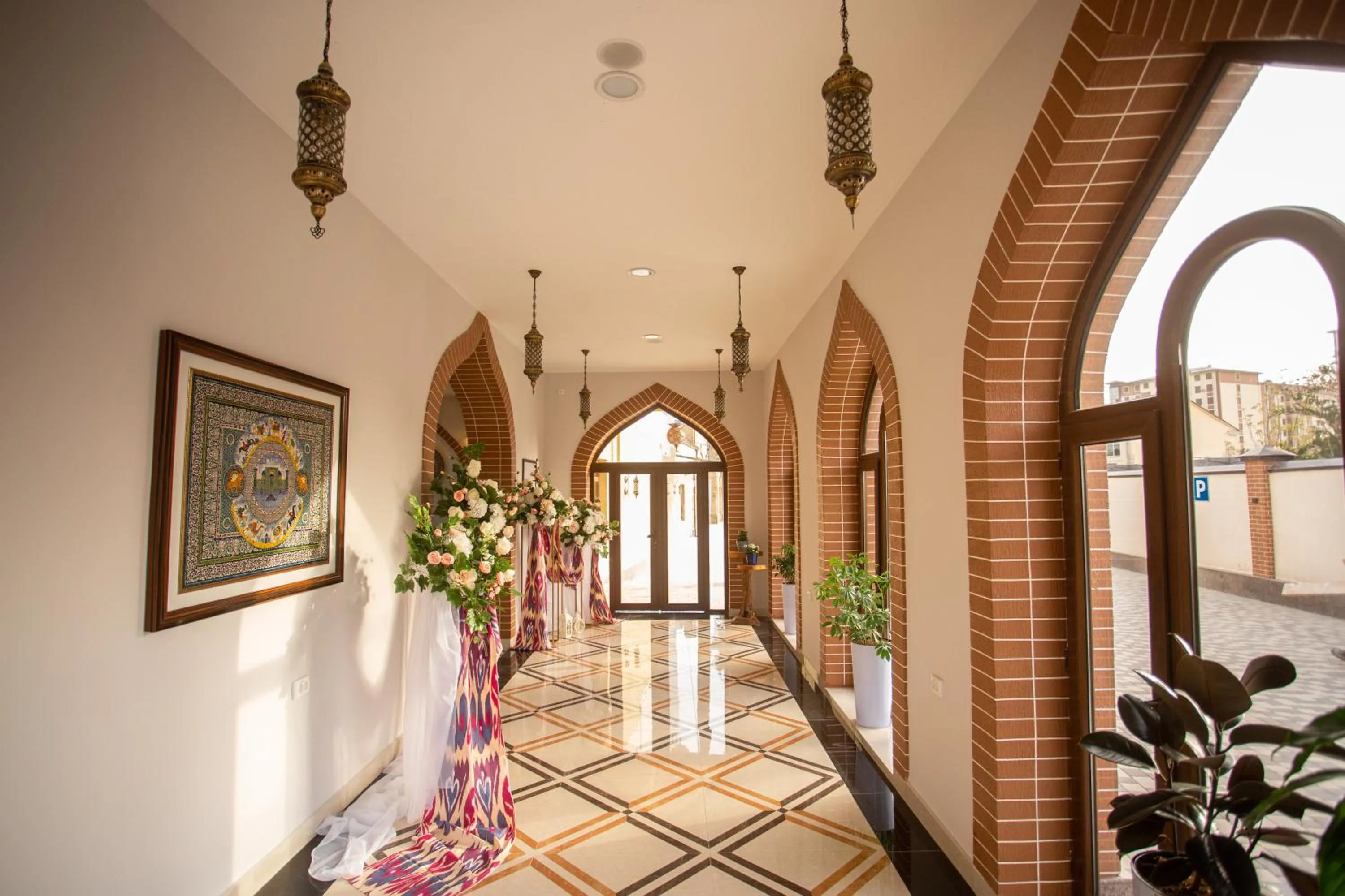 Lobby or reception in Rayyan Hotel Samarkand