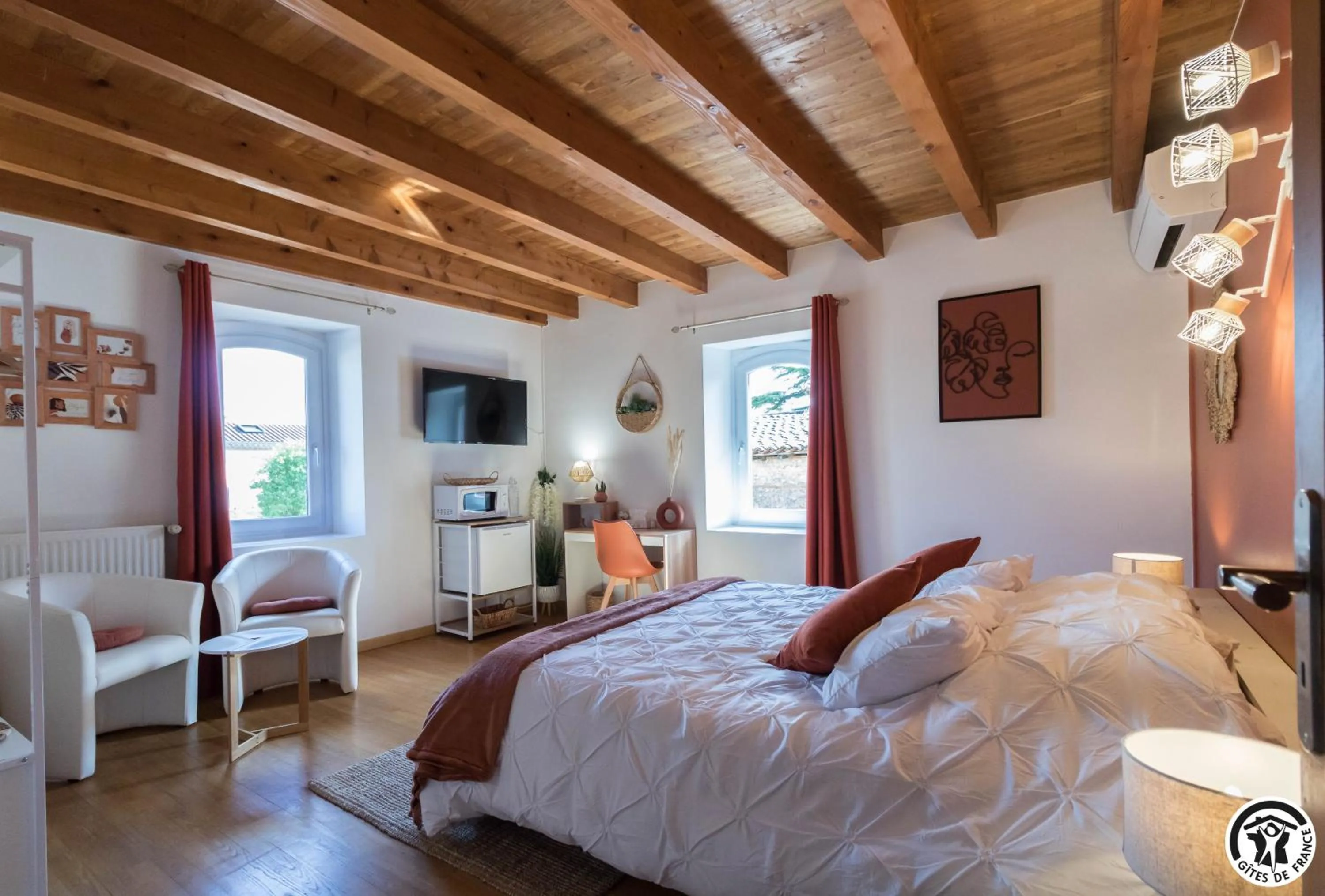 Bed in La maison d'Hôtes Du Moulin