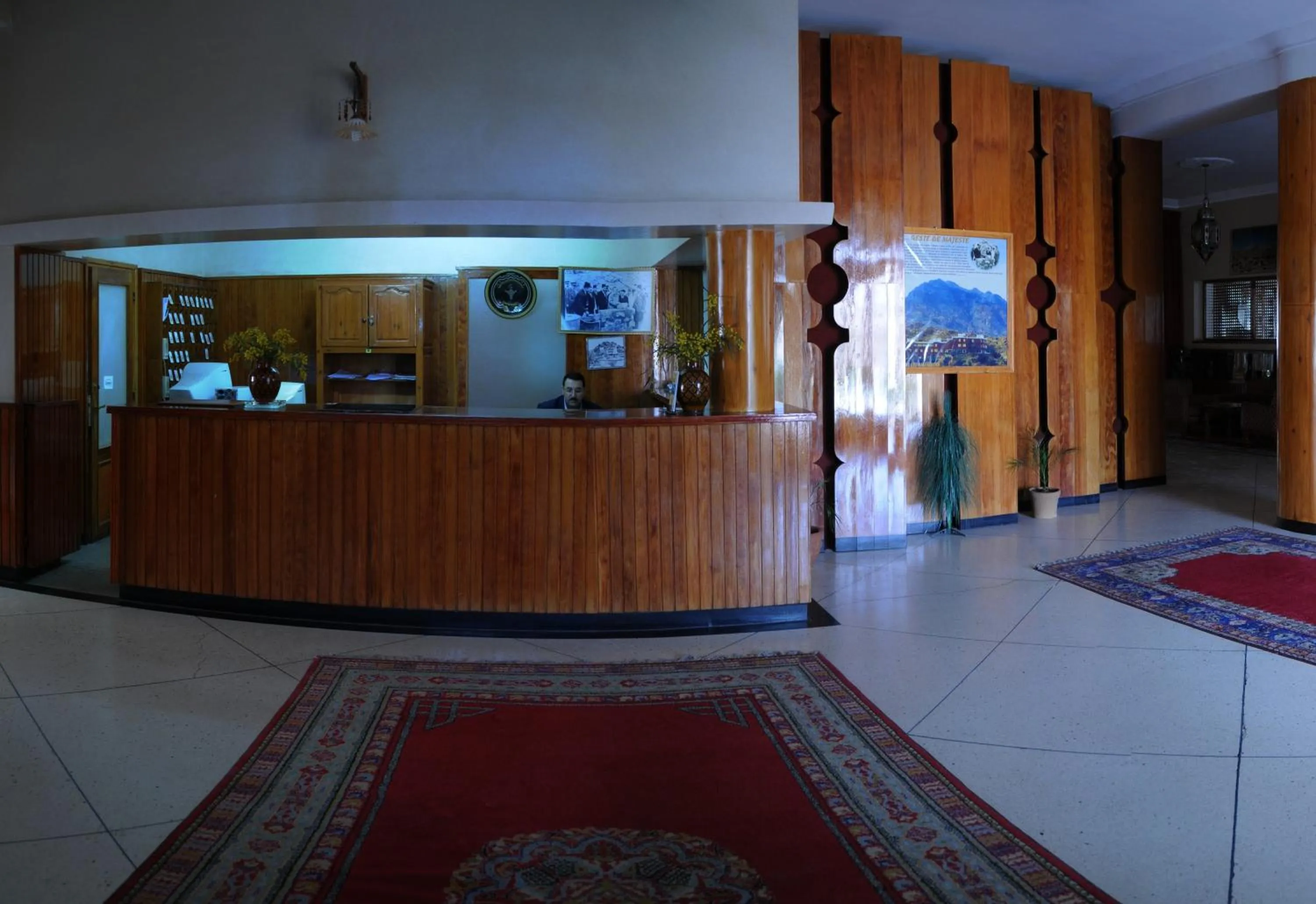 Lobby or reception in Hotel Les Amandiers