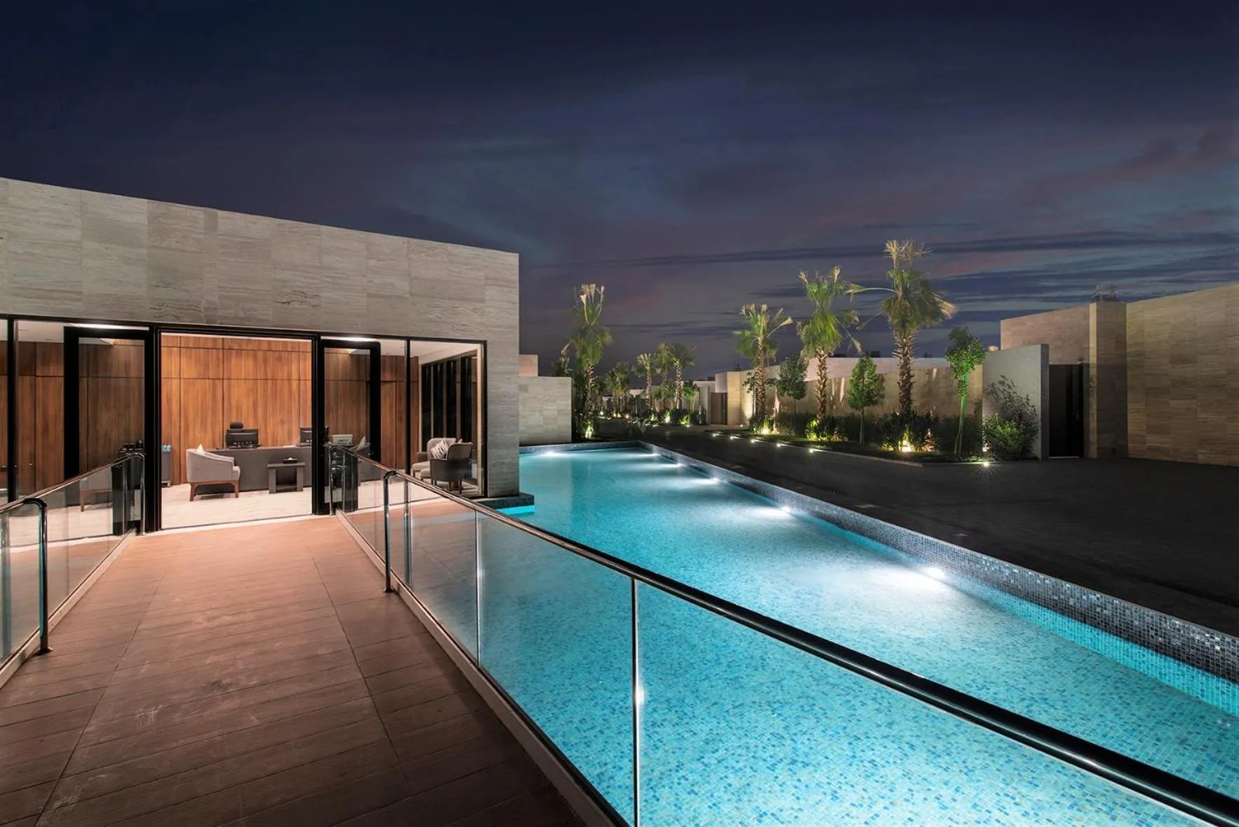 Pool view in Q Hotel Resorts -Riyadh