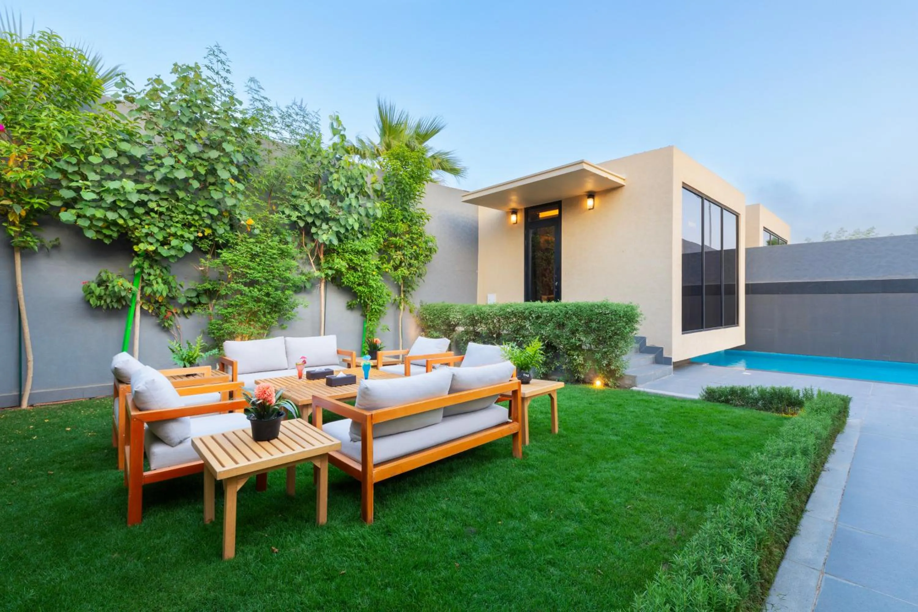 Seating area in Q Hotel Resorts -Riyadh
