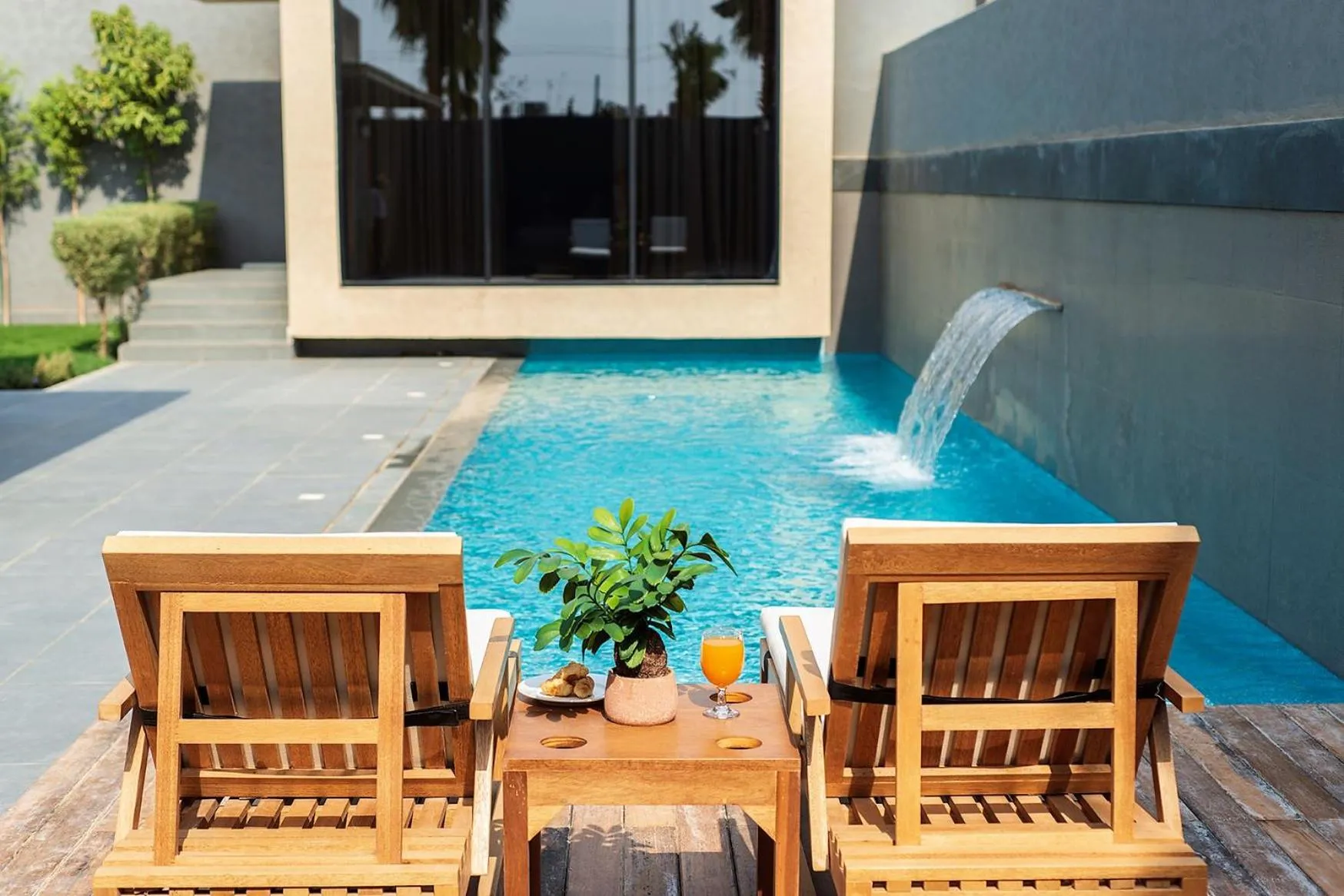 Swimming pool in Q Hotel Resorts -Riyadh