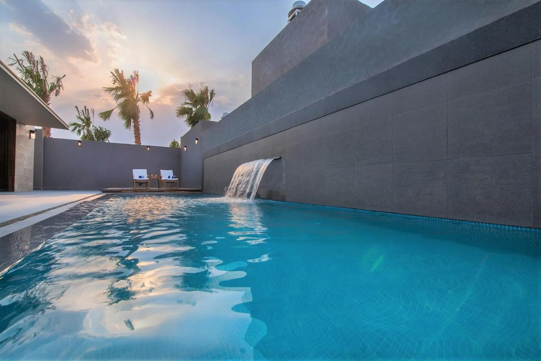 Pool view in Q Hotel Resorts -Riyadh