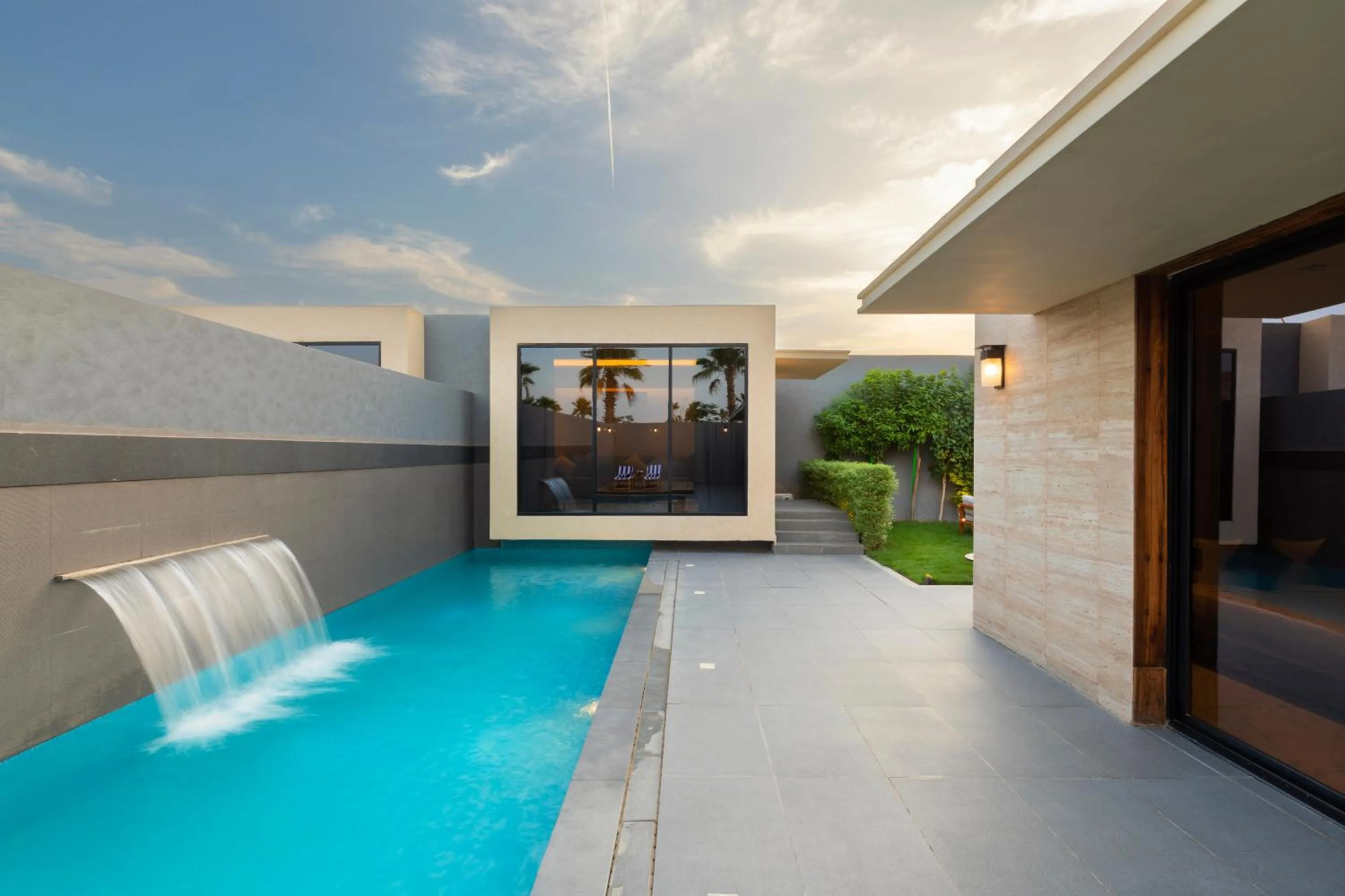 Pool view in Q Hotel Resorts -Riyadh