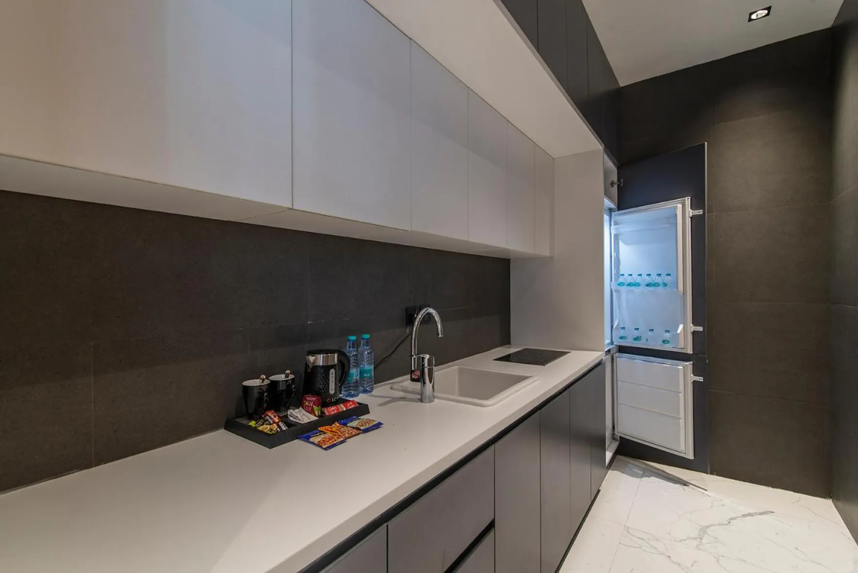 Kitchen or kitchenette in Q Hotel Resorts -Riyadh