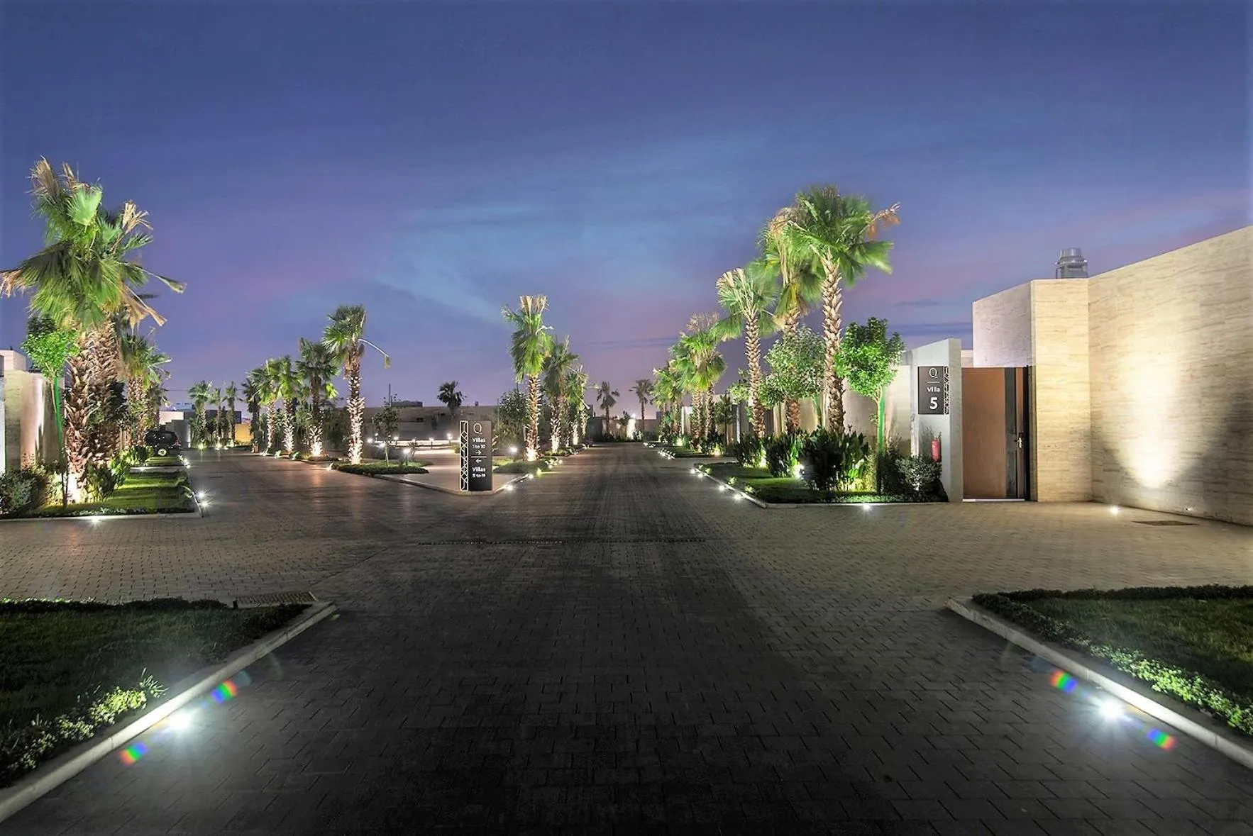 Garden view in Q Hotel Resorts -Riyadh
