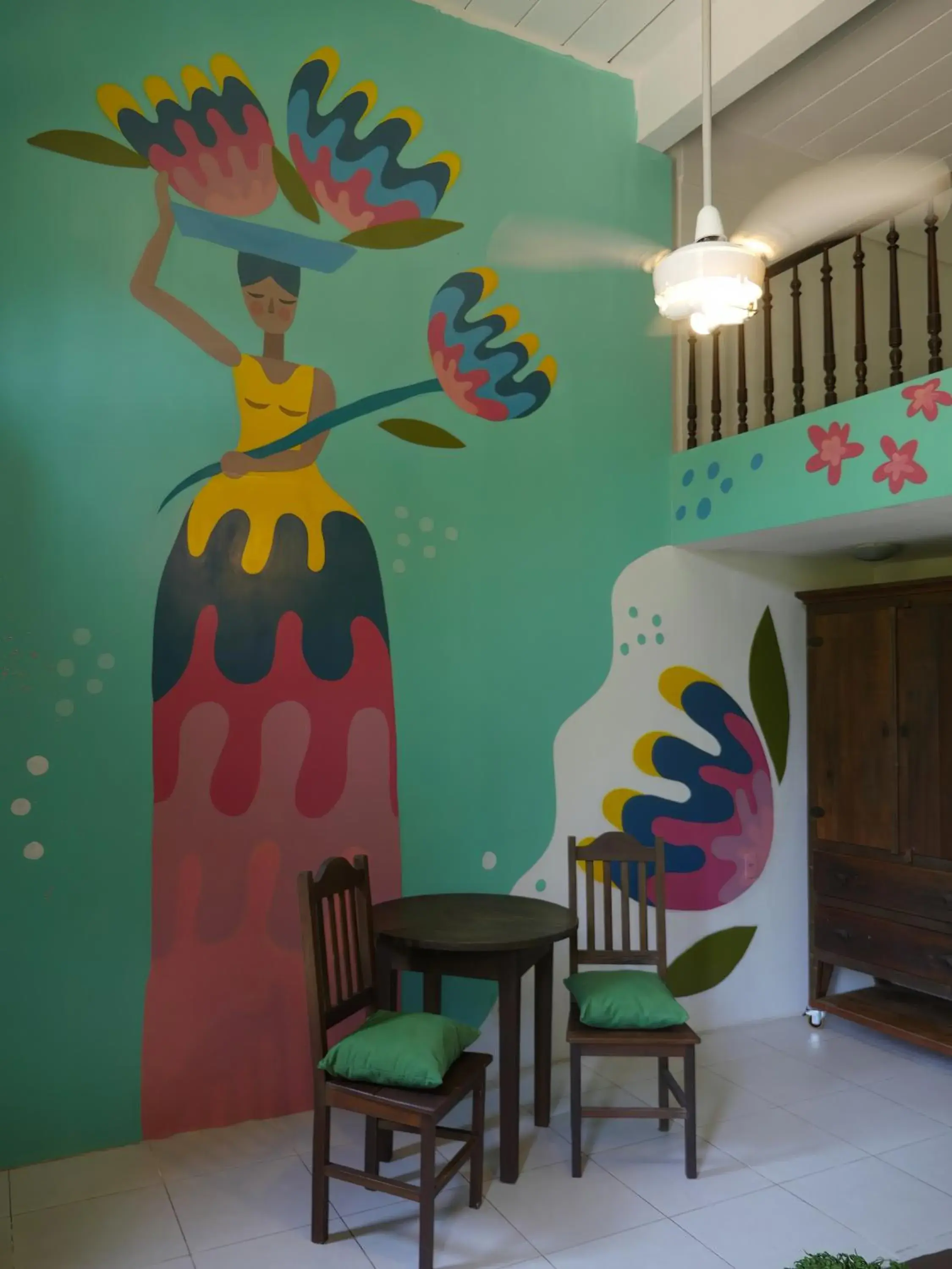 Family Room with Garden View in casaJOMO Art, Food & Music B&B Family Room with Garden View in casaJOMO Art, Food & Music B&B