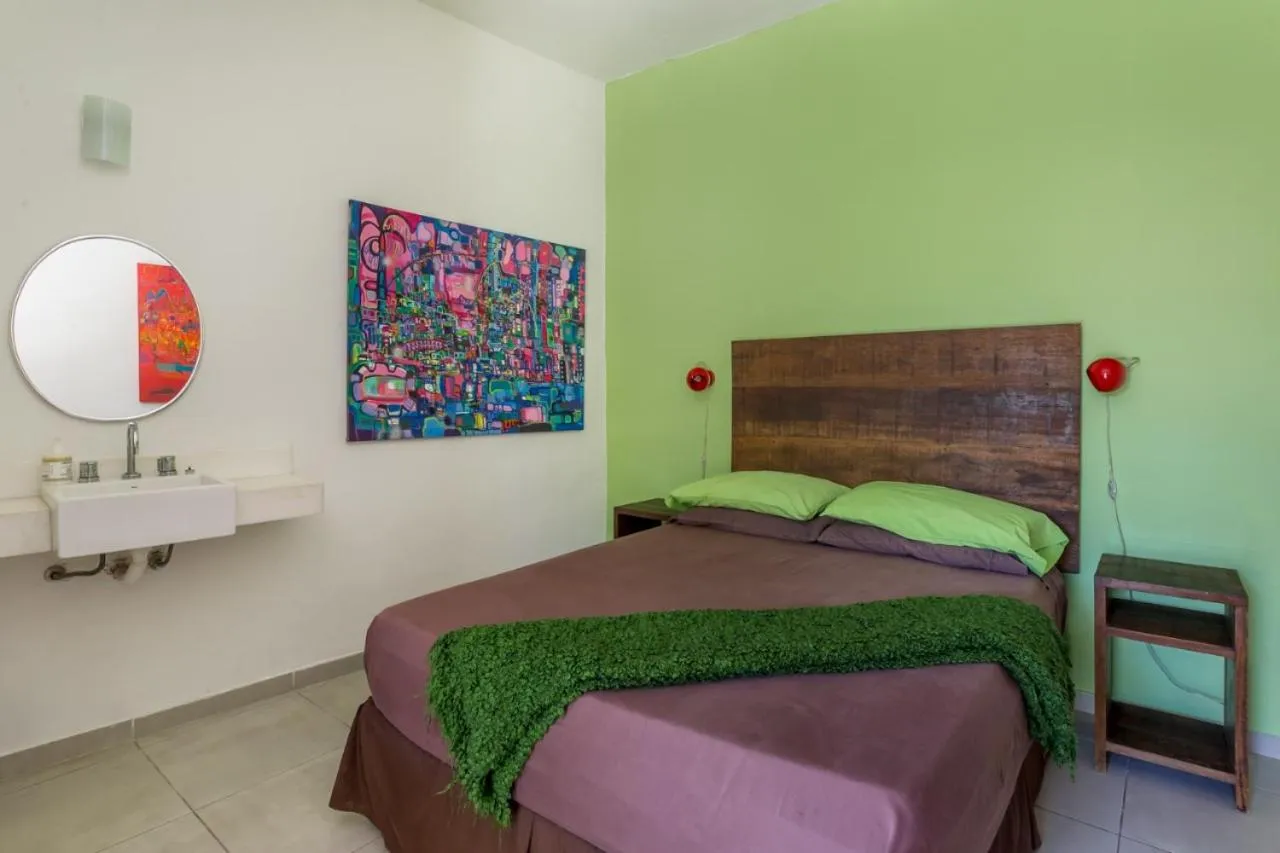 Bedroom, Bed in casaJOMO Art, Food & Music B&B