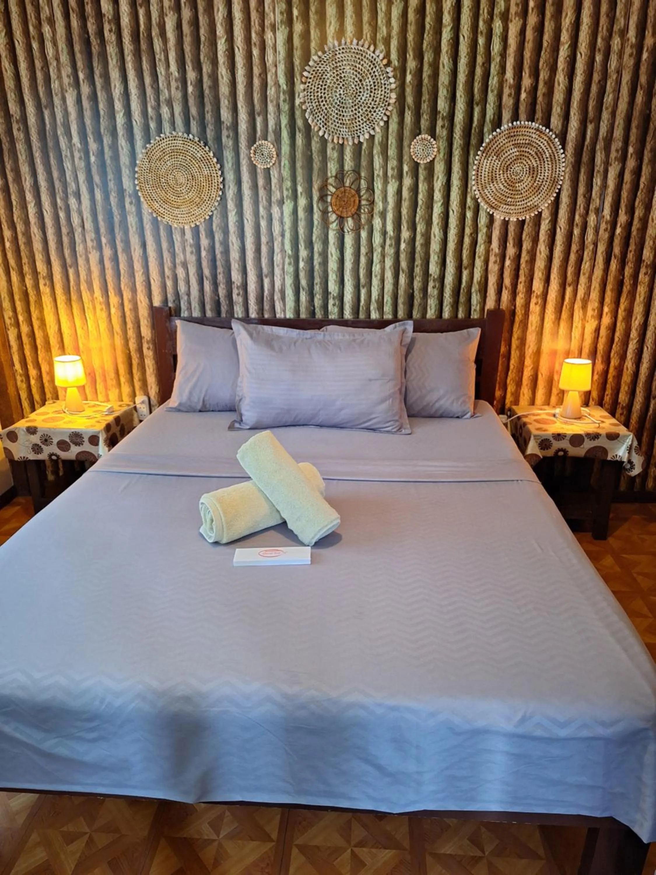 Bed in Casas de Ruumar Bed and Breakfast-Bar-Two rooms for family available