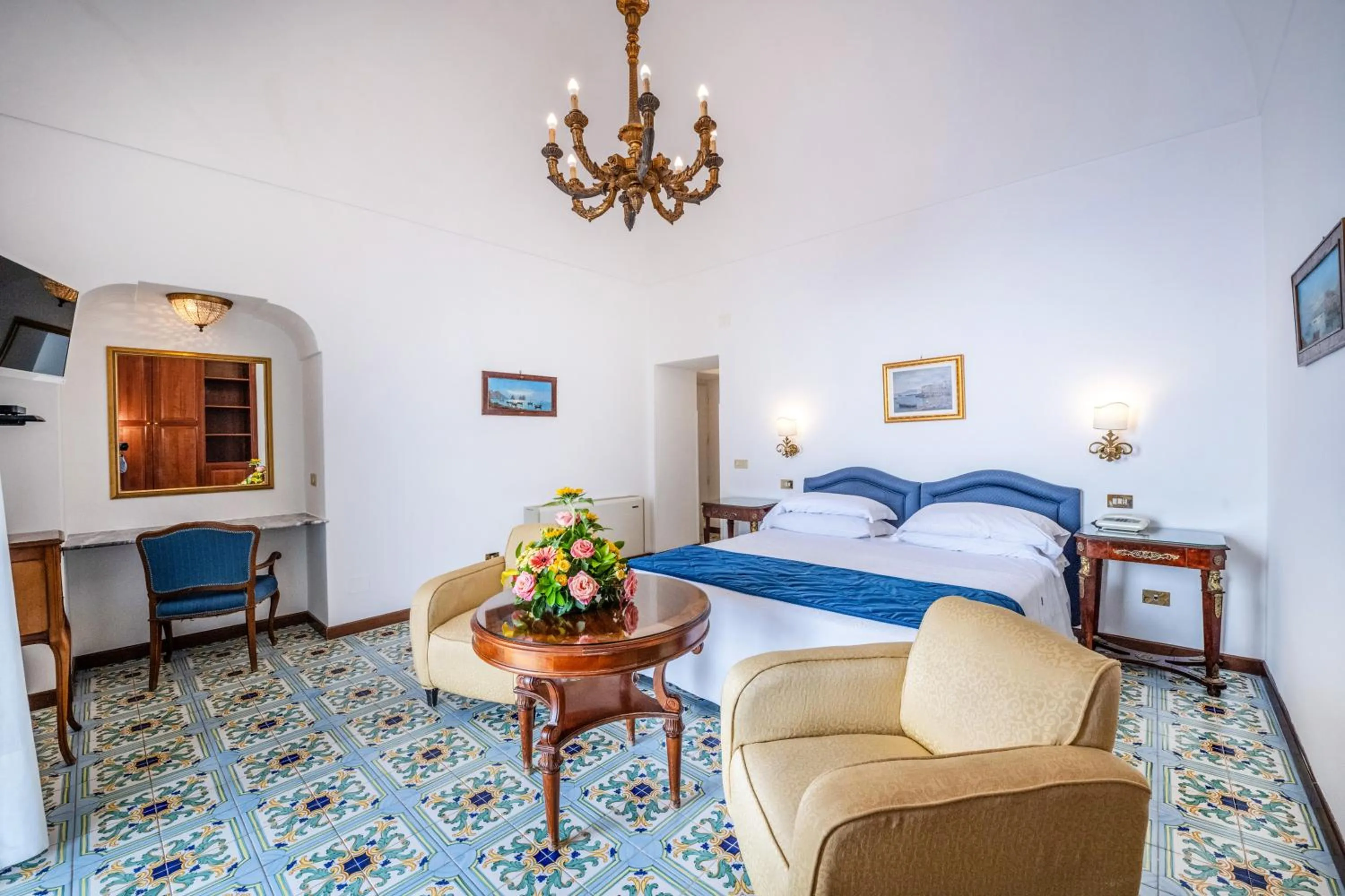 Bed in Hotel Belvedere