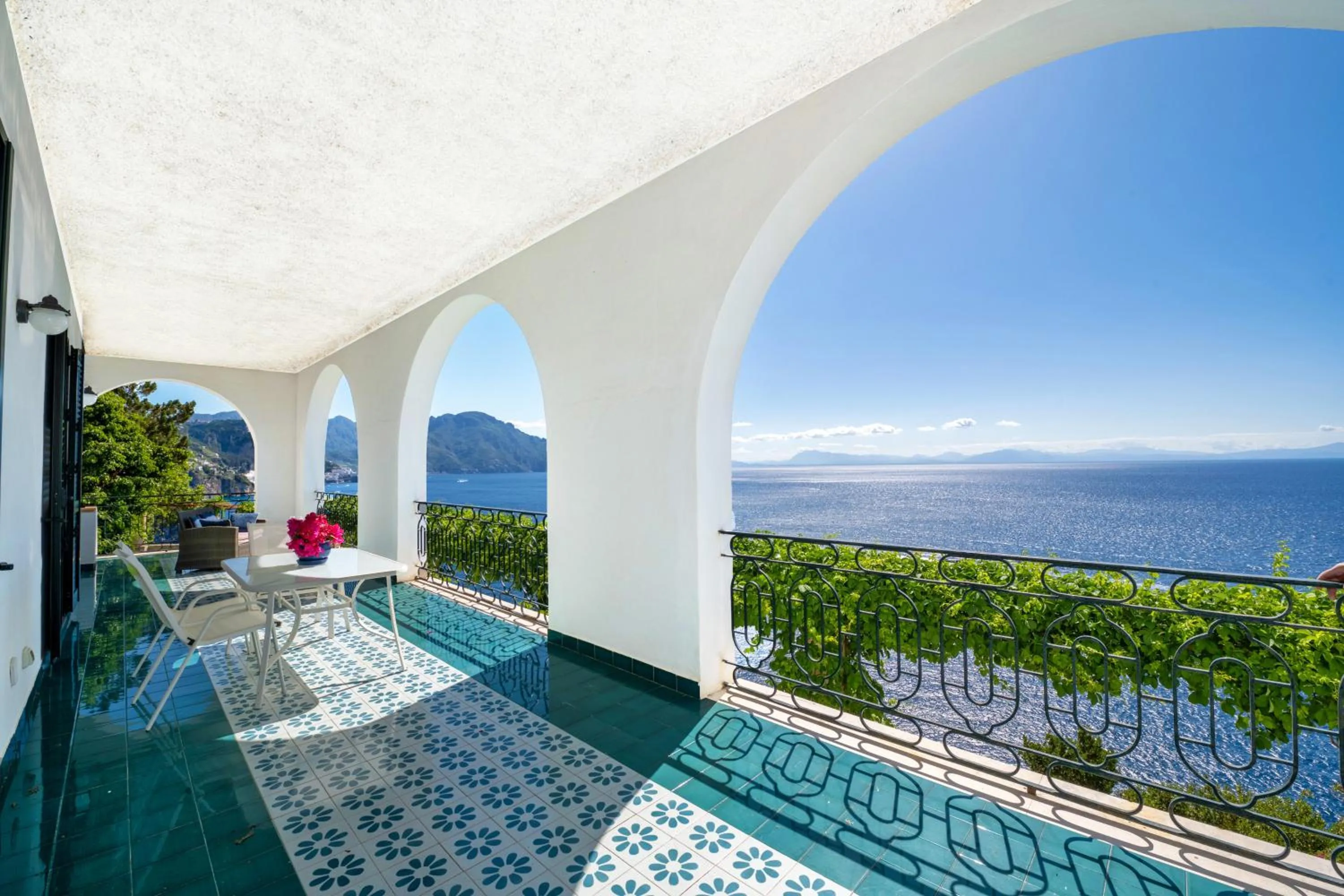 Patio in Hotel Belvedere