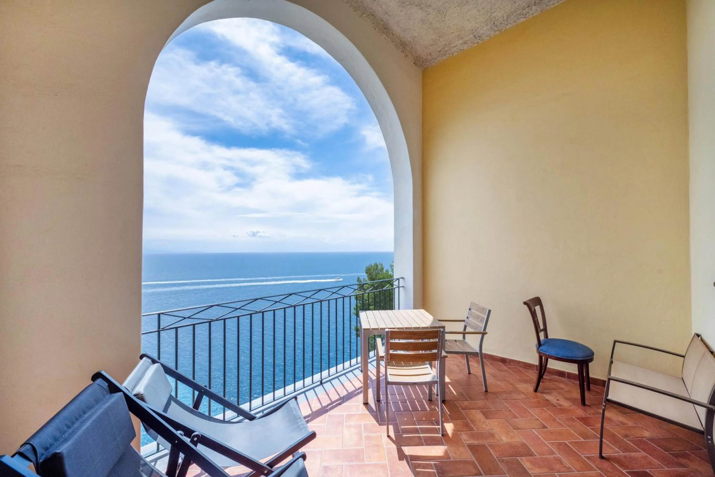 Patio in Hotel Belvedere