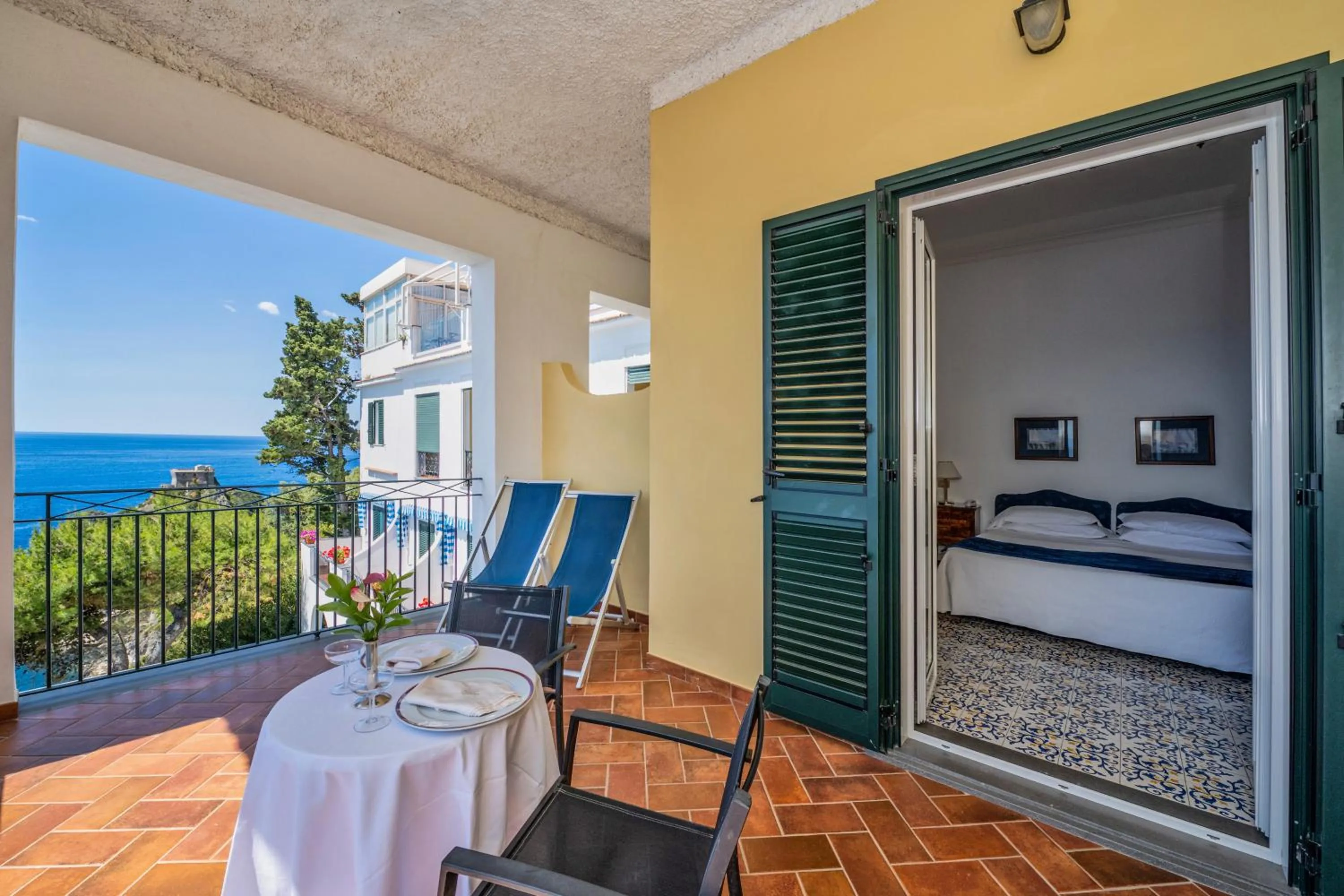 Patio in Hotel Belvedere