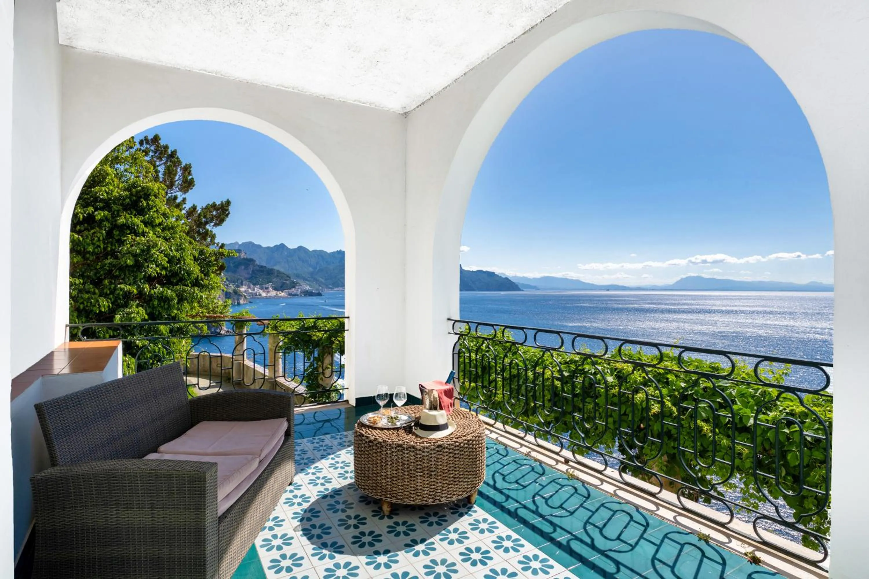 Patio in Hotel Belvedere