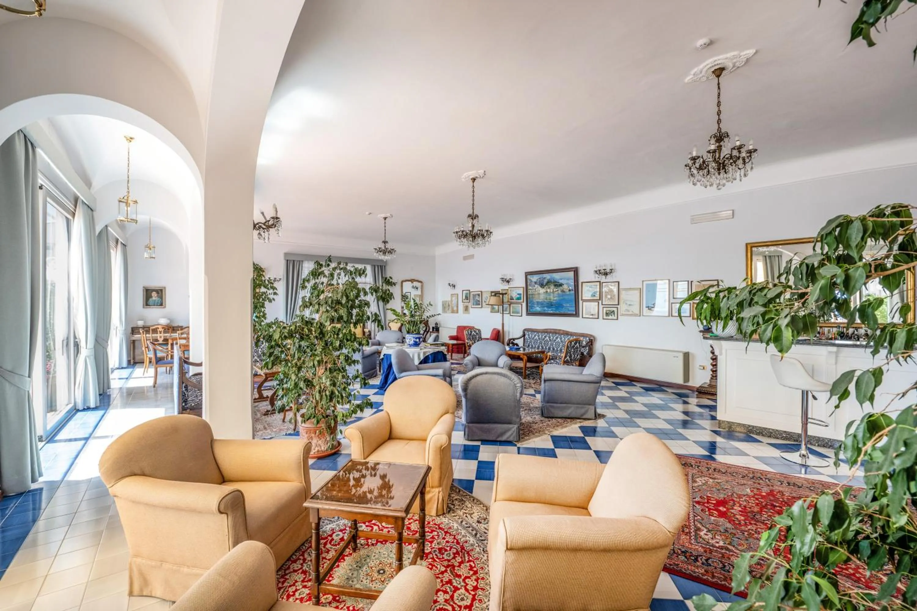 Living room in Hotel Belvedere