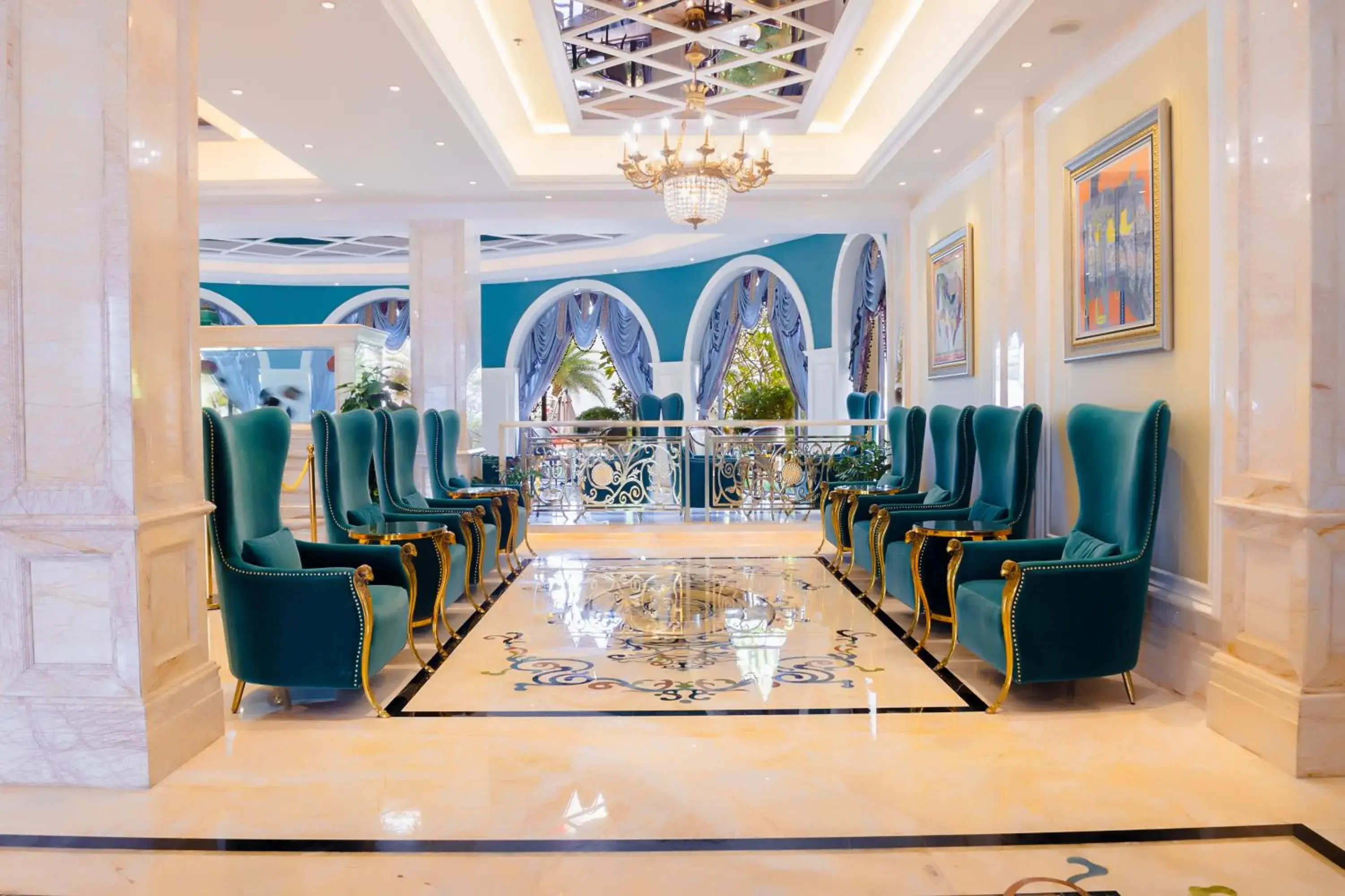 Lobby or reception in Continental Xin Hao Hotel and Resort 洲际新濠酒店 Lobby or reception in Continental Xin Hao Hotel and Resort 洲际新濠酒店