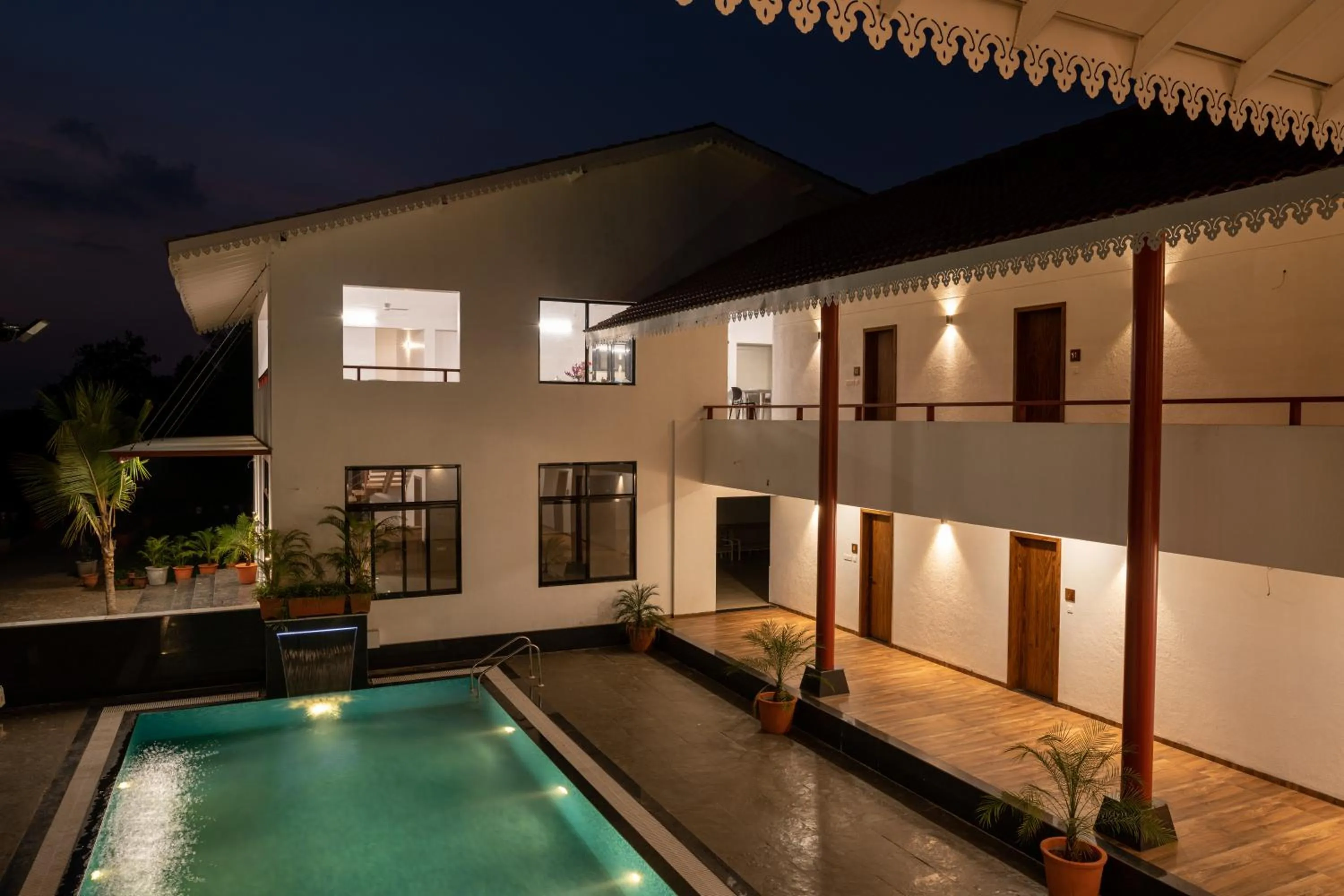 Pool view in The Green Estate Resort