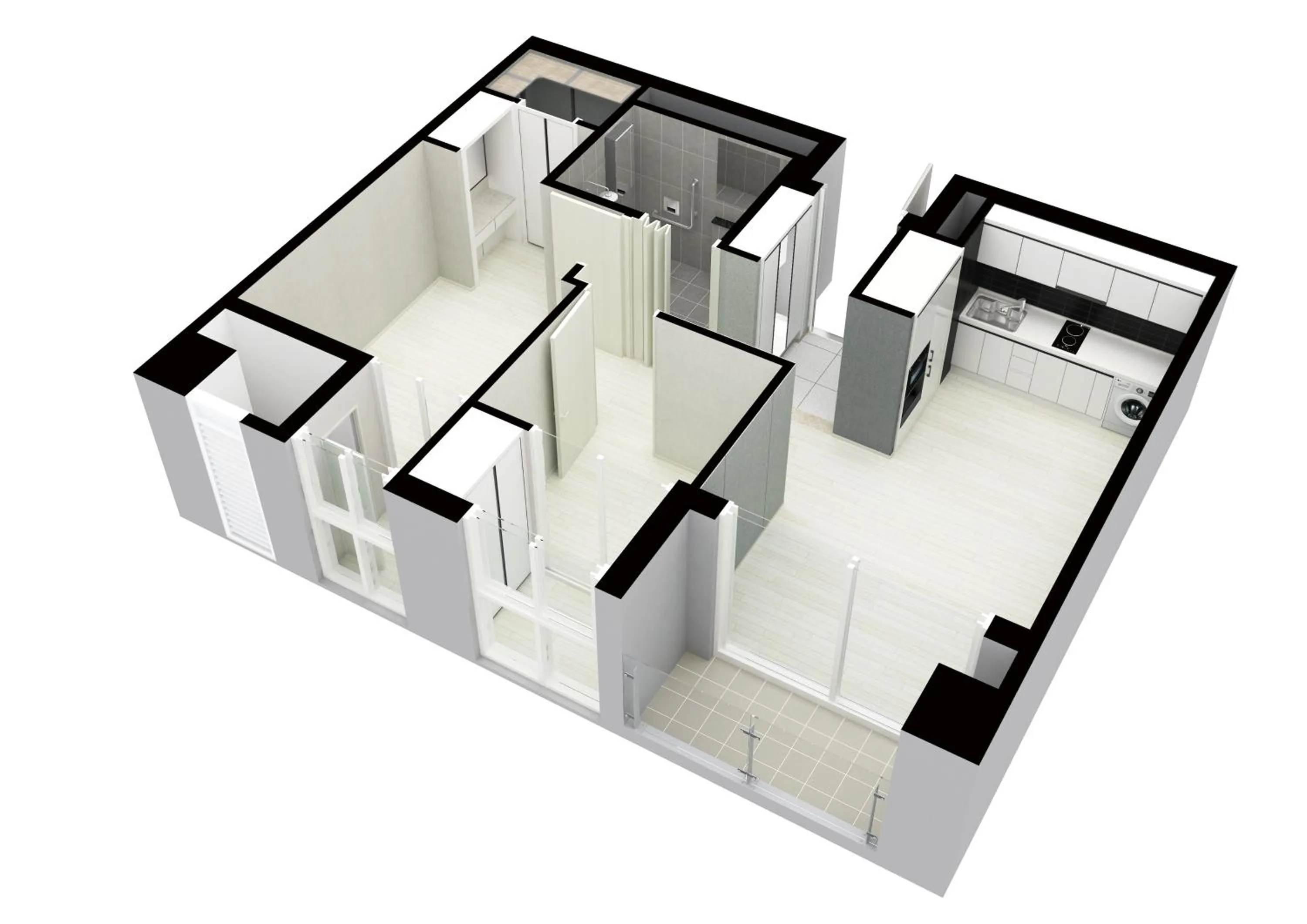 Floor plan in Gangneung Chonpines Ocean Suites Hotel