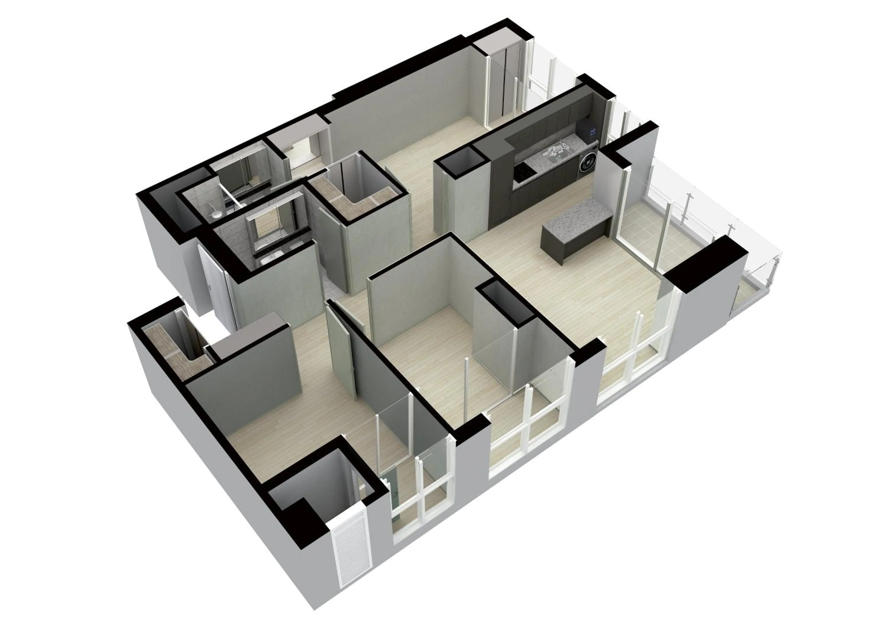 Floor plan in Gangneung Chonpines Ocean Suites Hotel