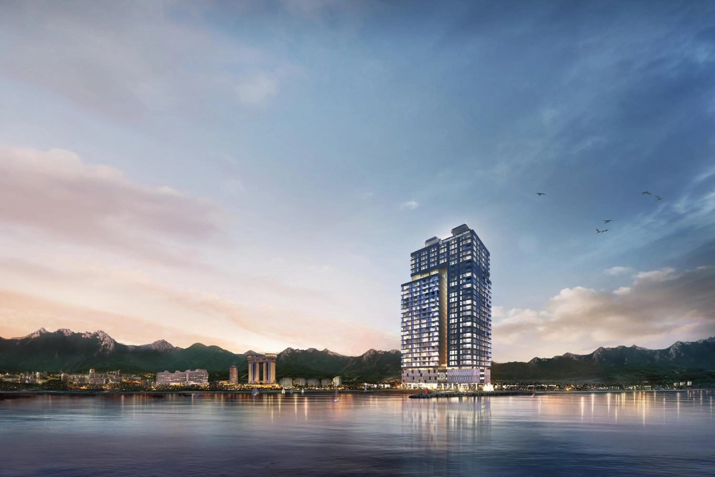 Facade/entrance in Gangneung Chonpines Ocean Suites Hotel