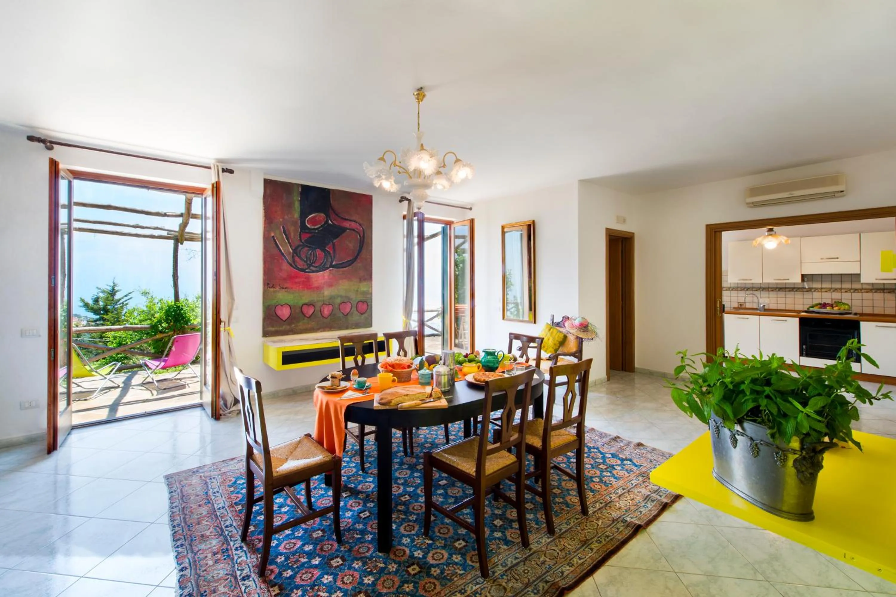 Kitchen or kitchenette in Agriturismo Fattoria Terranova