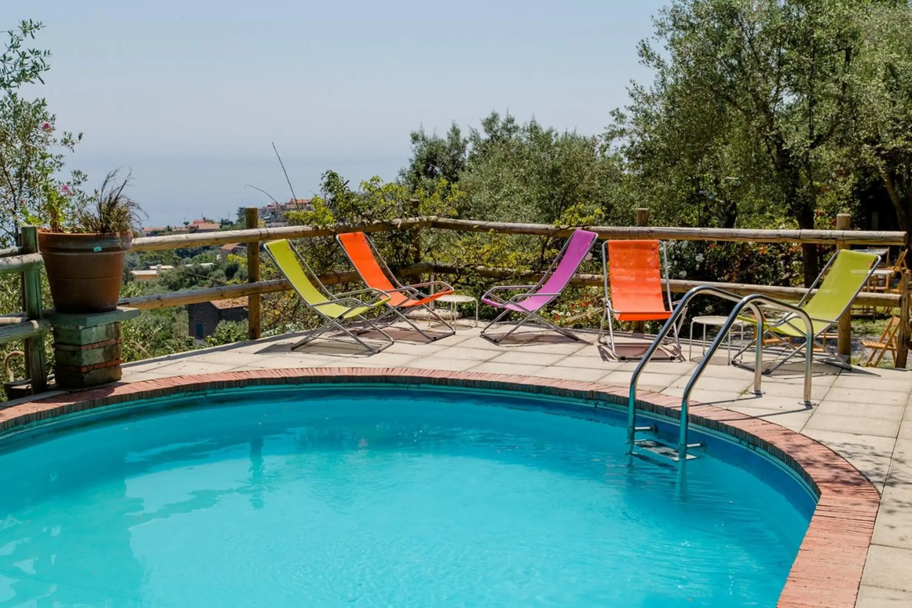 Pool view in Agriturismo Fattoria Terranova Pool view in Agriturismo Fattoria Terranova