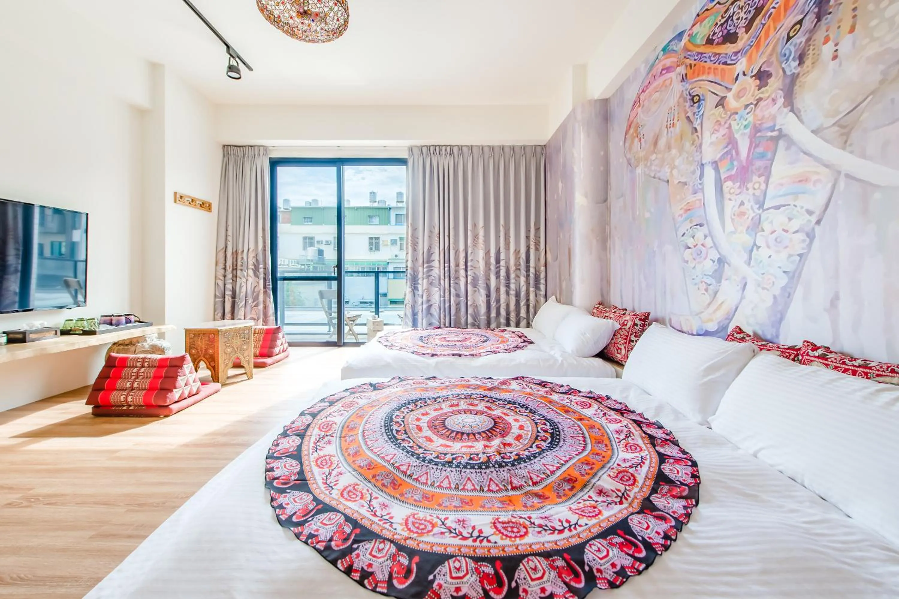 Bedroom, Bed in Flying Club