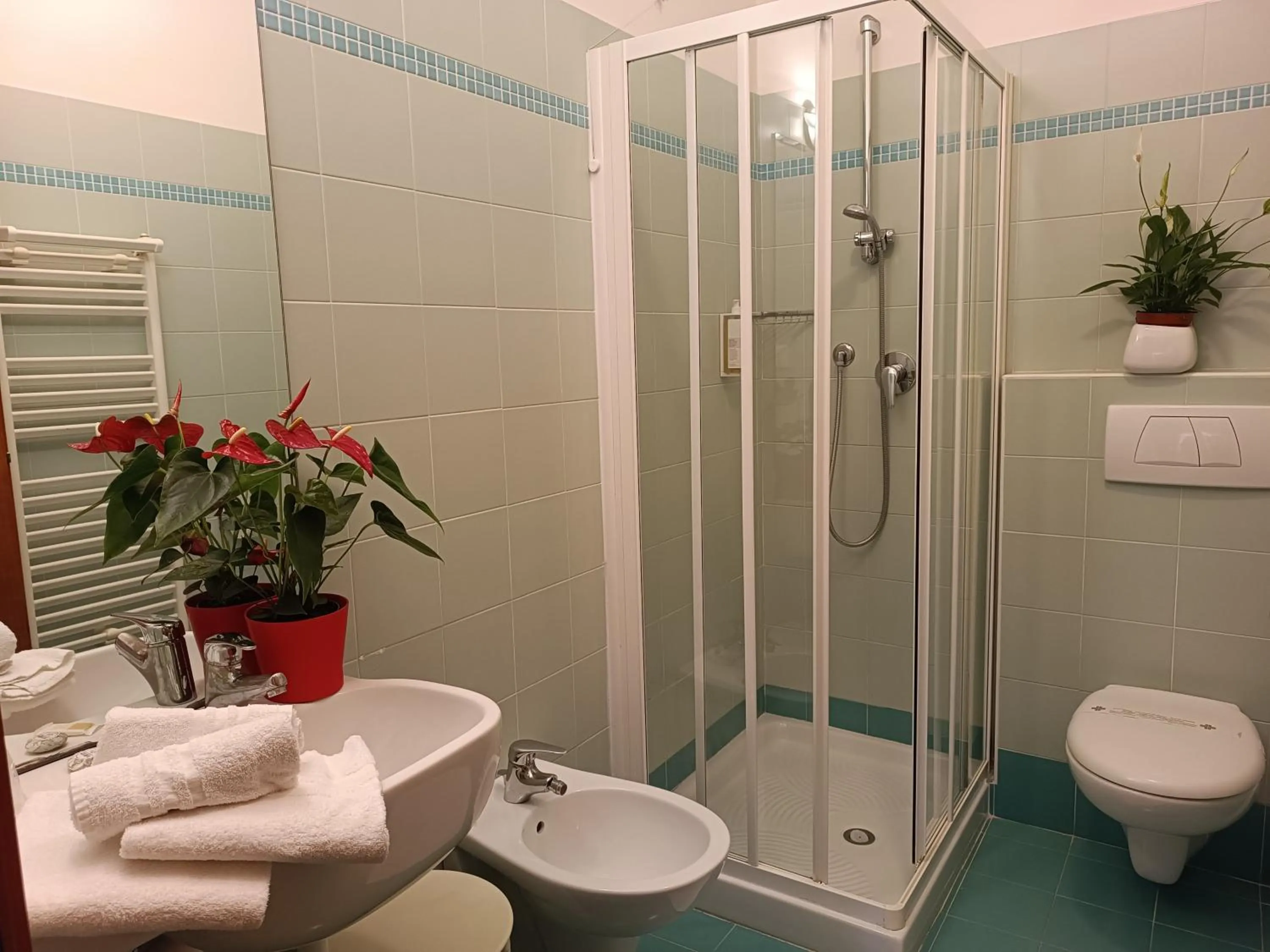 Bathroom in Hotel Il Guscio