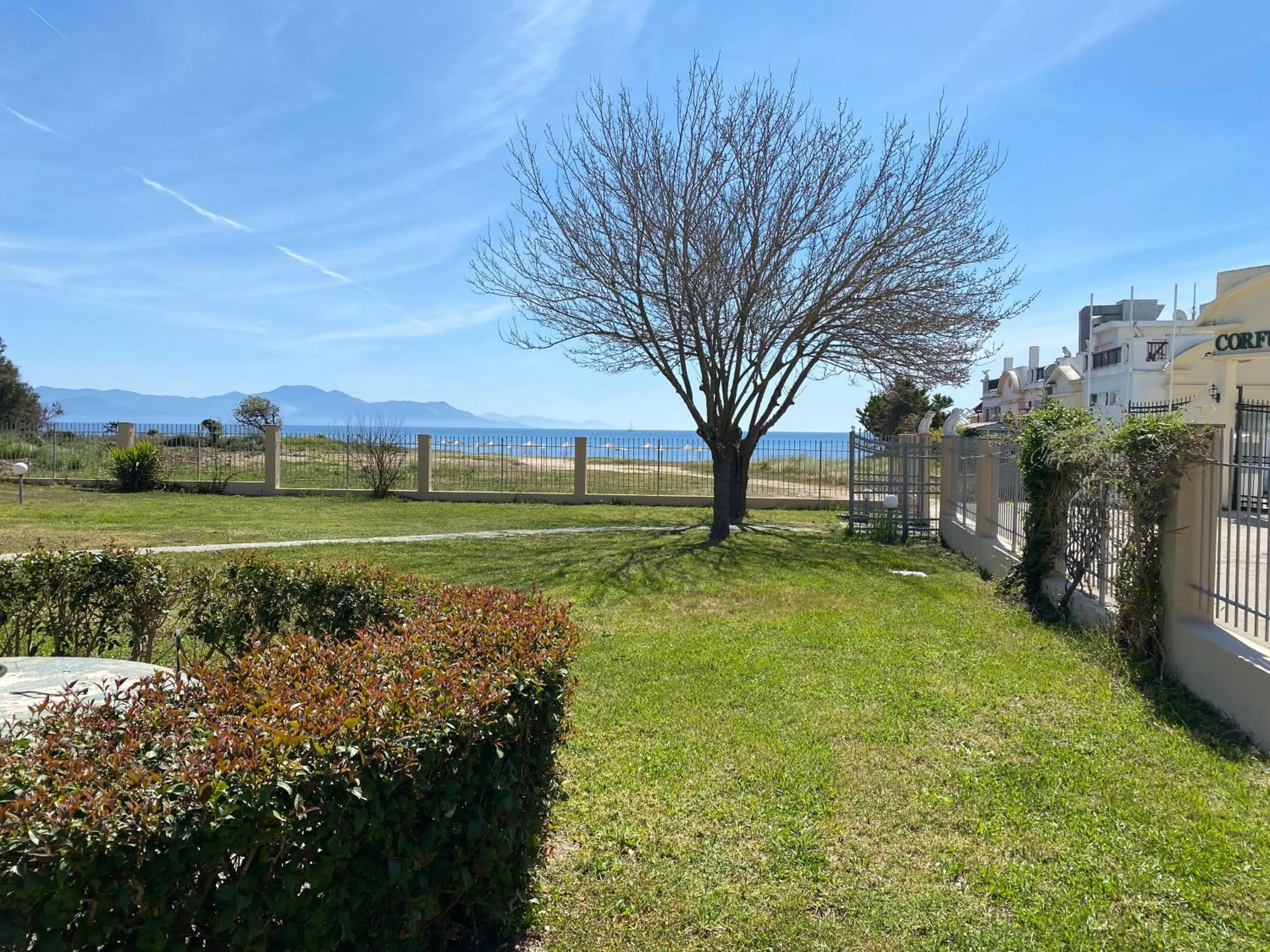 Sea view in Mediterranean Blue