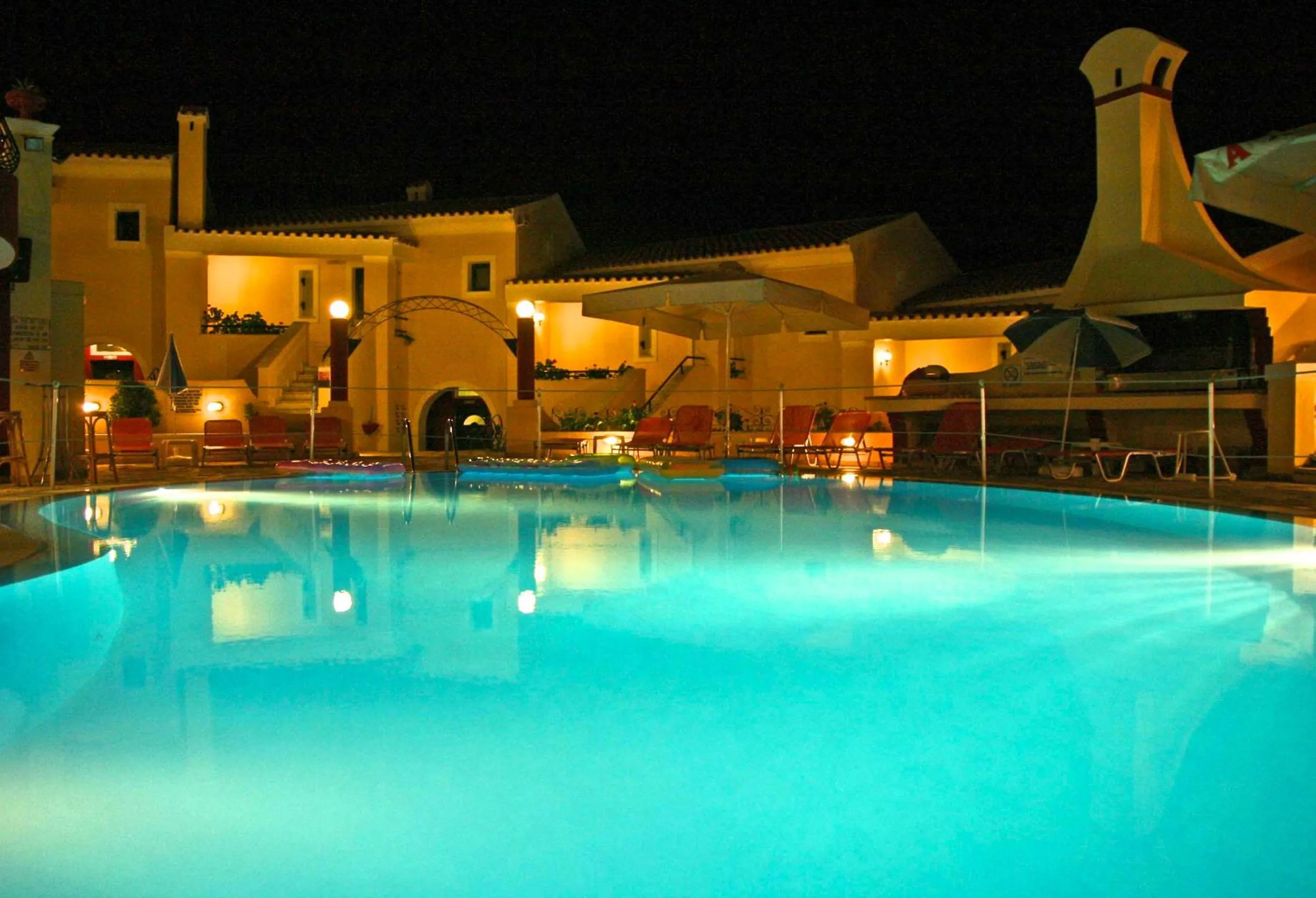 Swimming pool in Mediterranean Blue